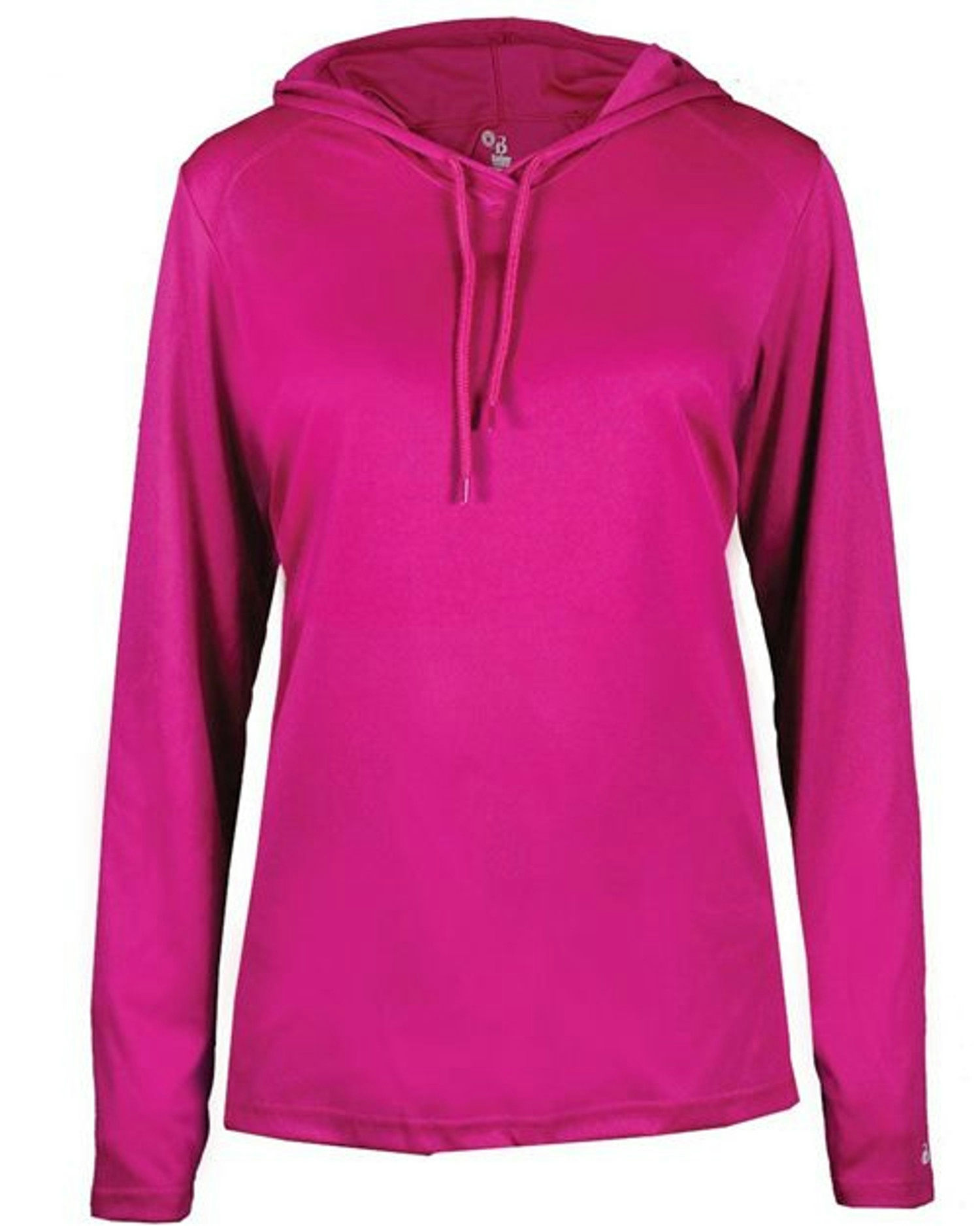 Women's B-Core Long Sleeve Hooded T-Shirt [4165]