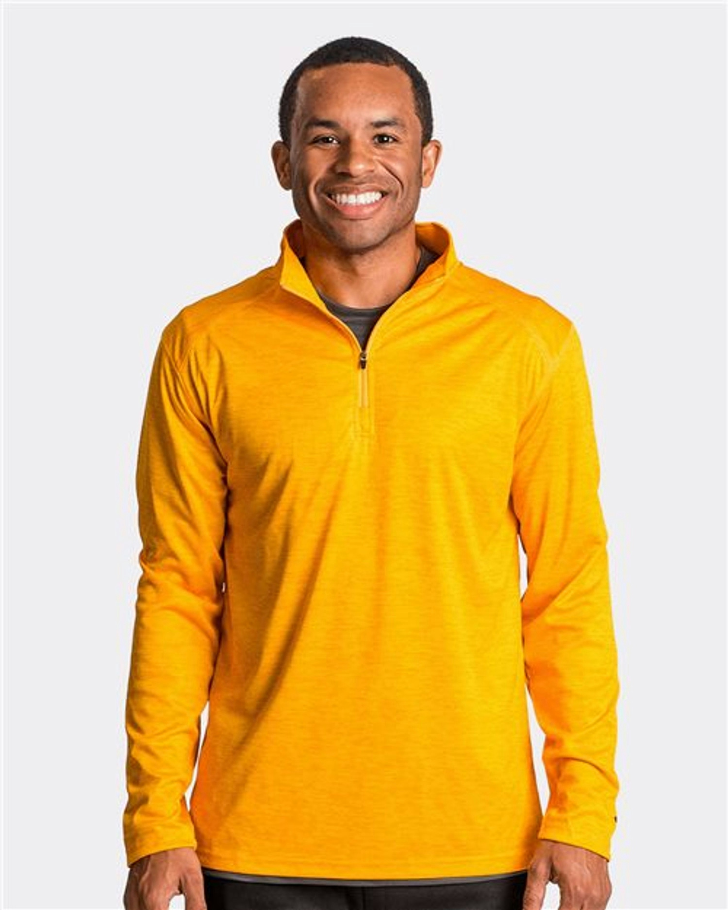 Tonal Blend Quarter-Zip Pullover [4172]