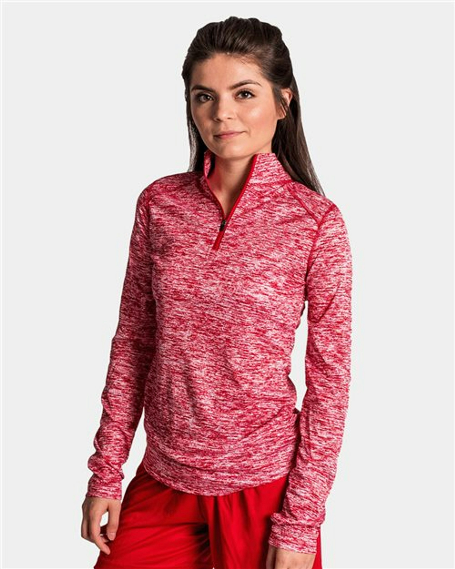 Women's Blend Quarter-Zip Pullover [4193]