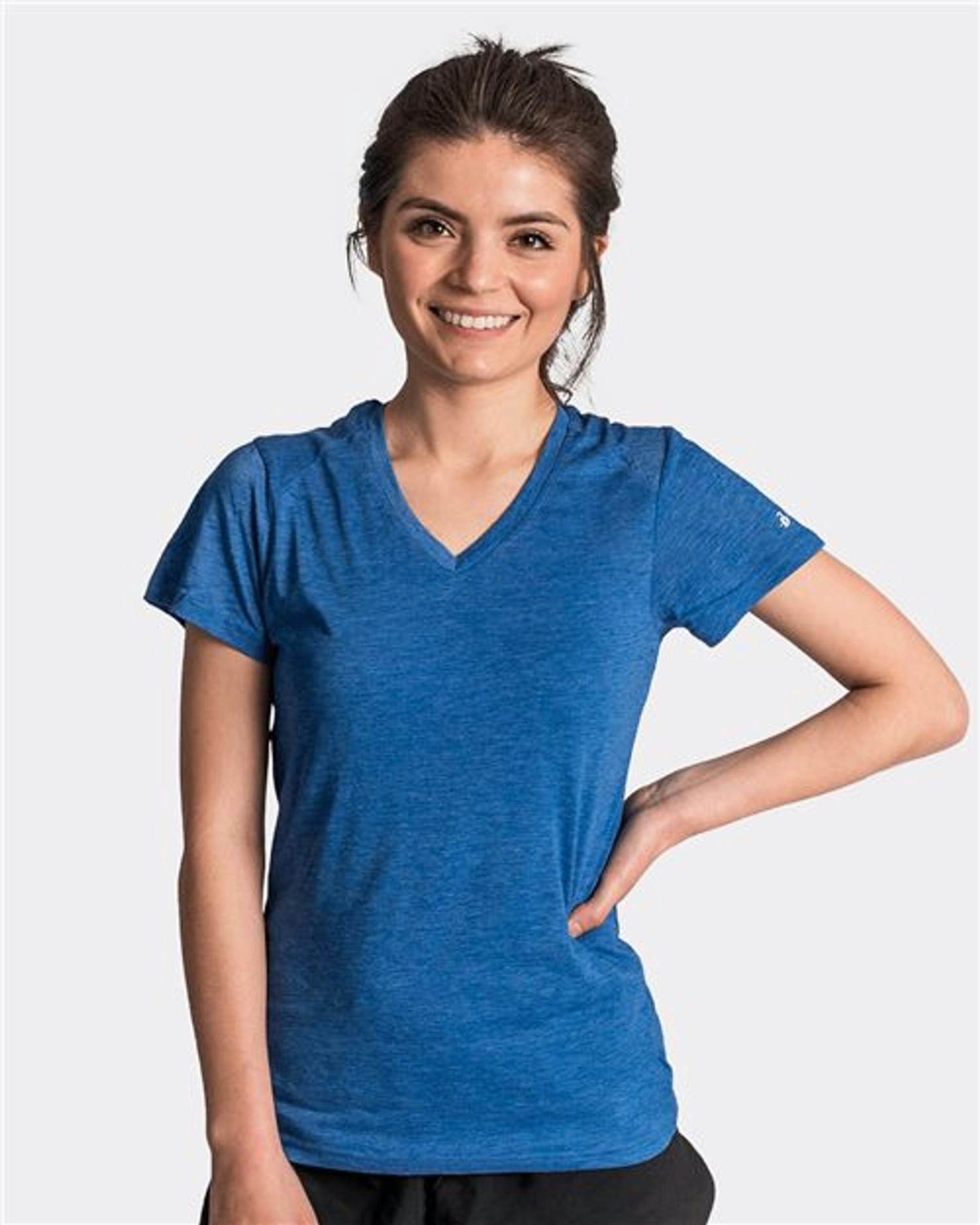 Women’s Triblend Performance V-Neck Short Sleeve T-Shirt [4962]