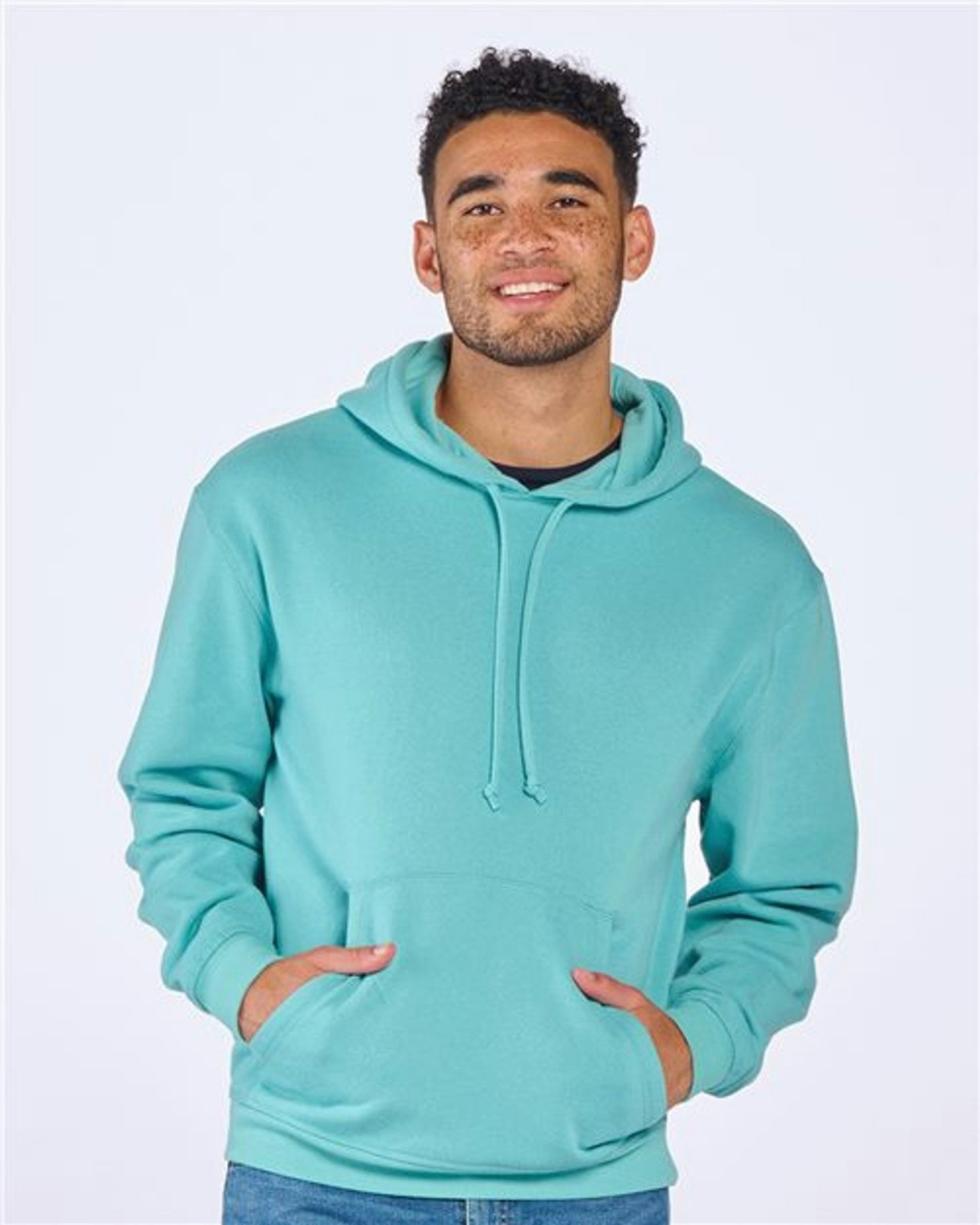 Fleece Hooded Pullover [BM5302]