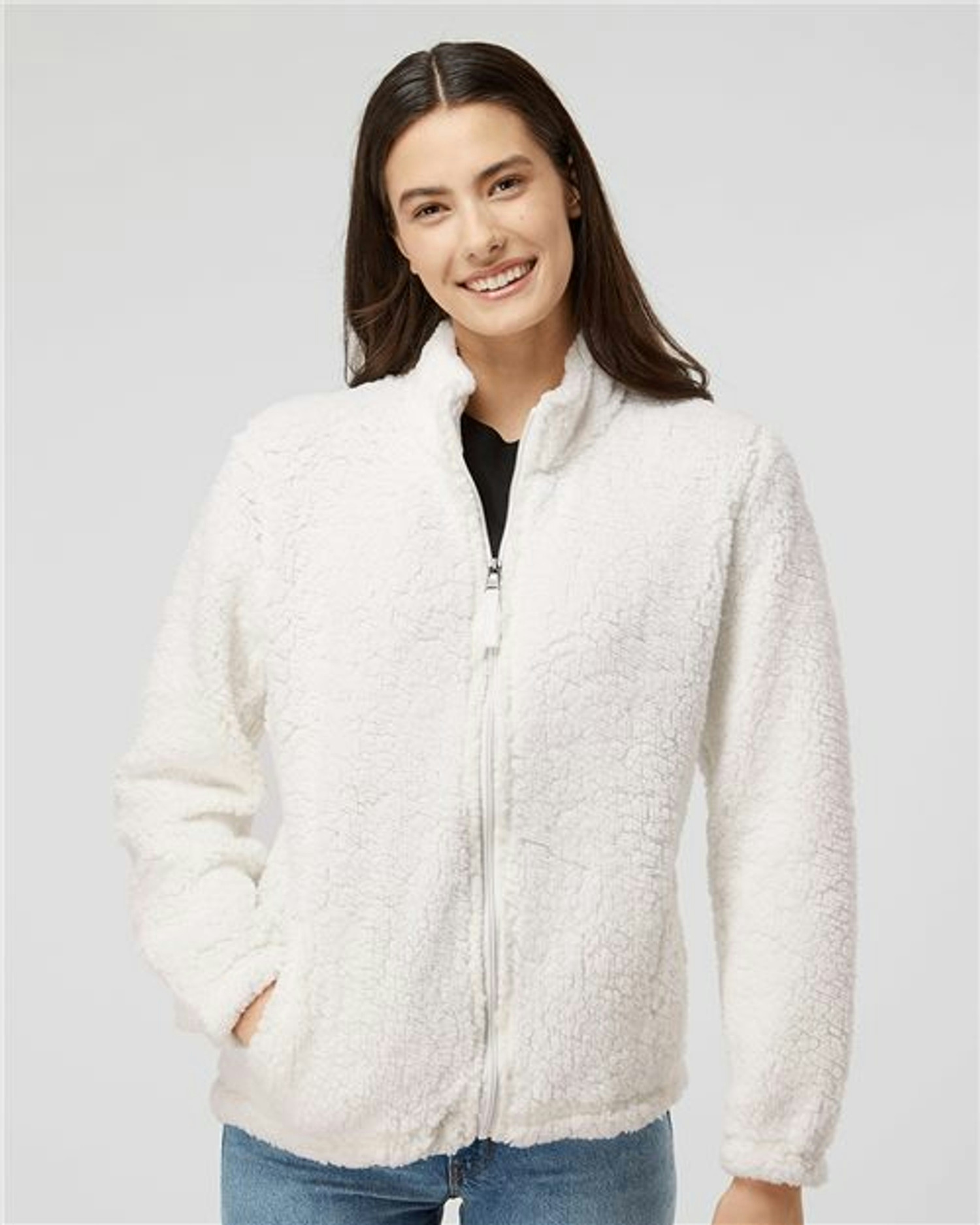 Women’s Sherpa Full-Zip Jacket [Q12]