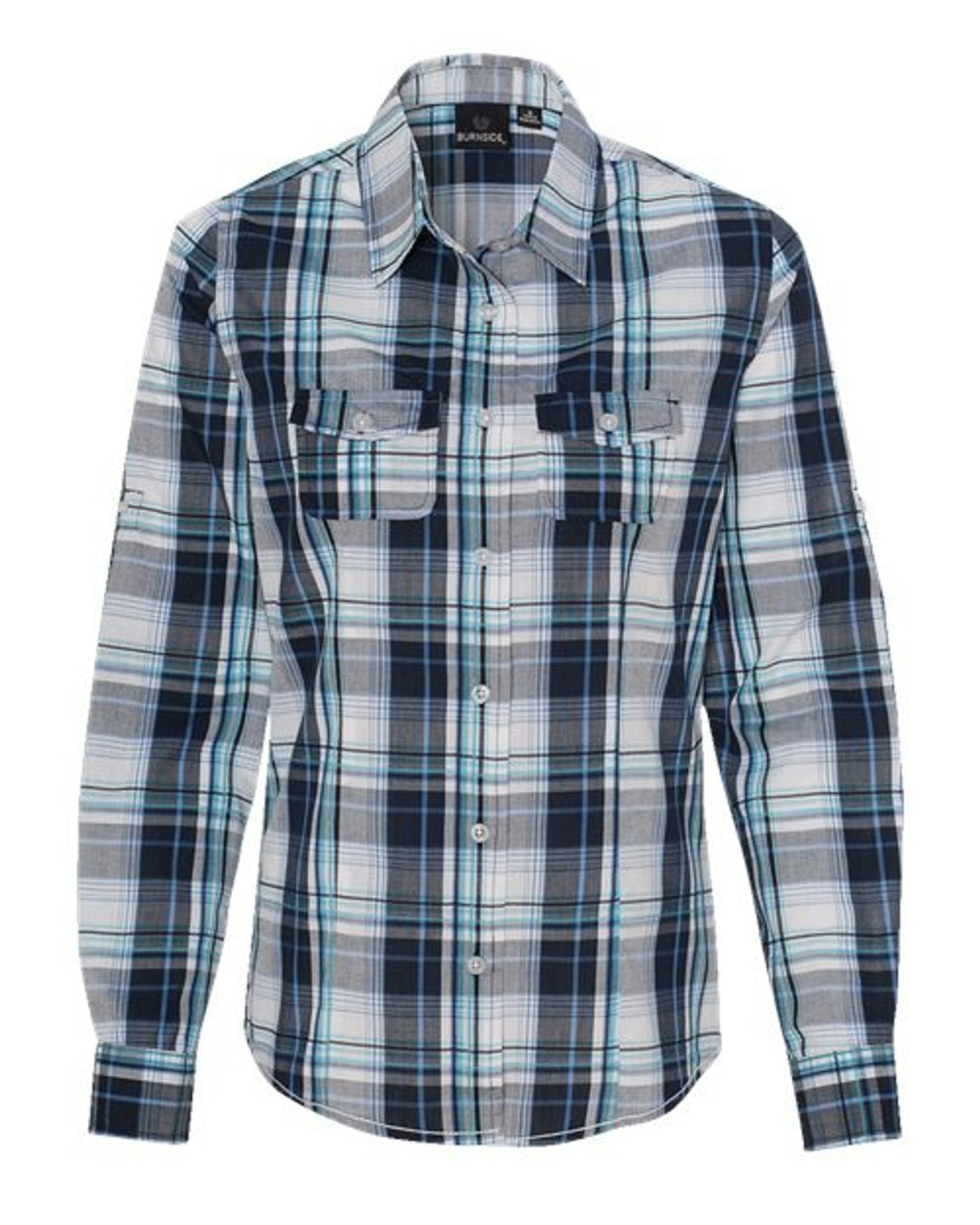 Women's Long Sleeve Plaid Shirt [5222]