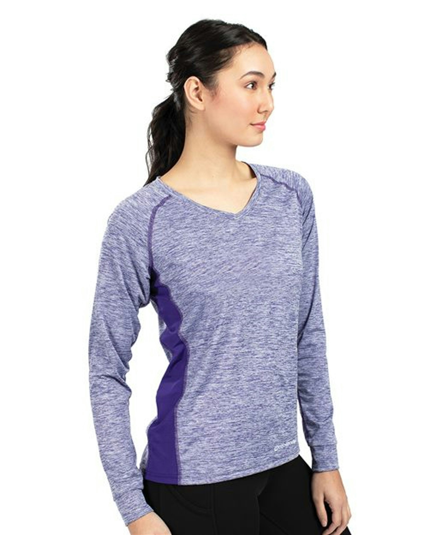 Women's Electrify CoolCore® Long Sleeve V-Neck T-Shirt [222770]