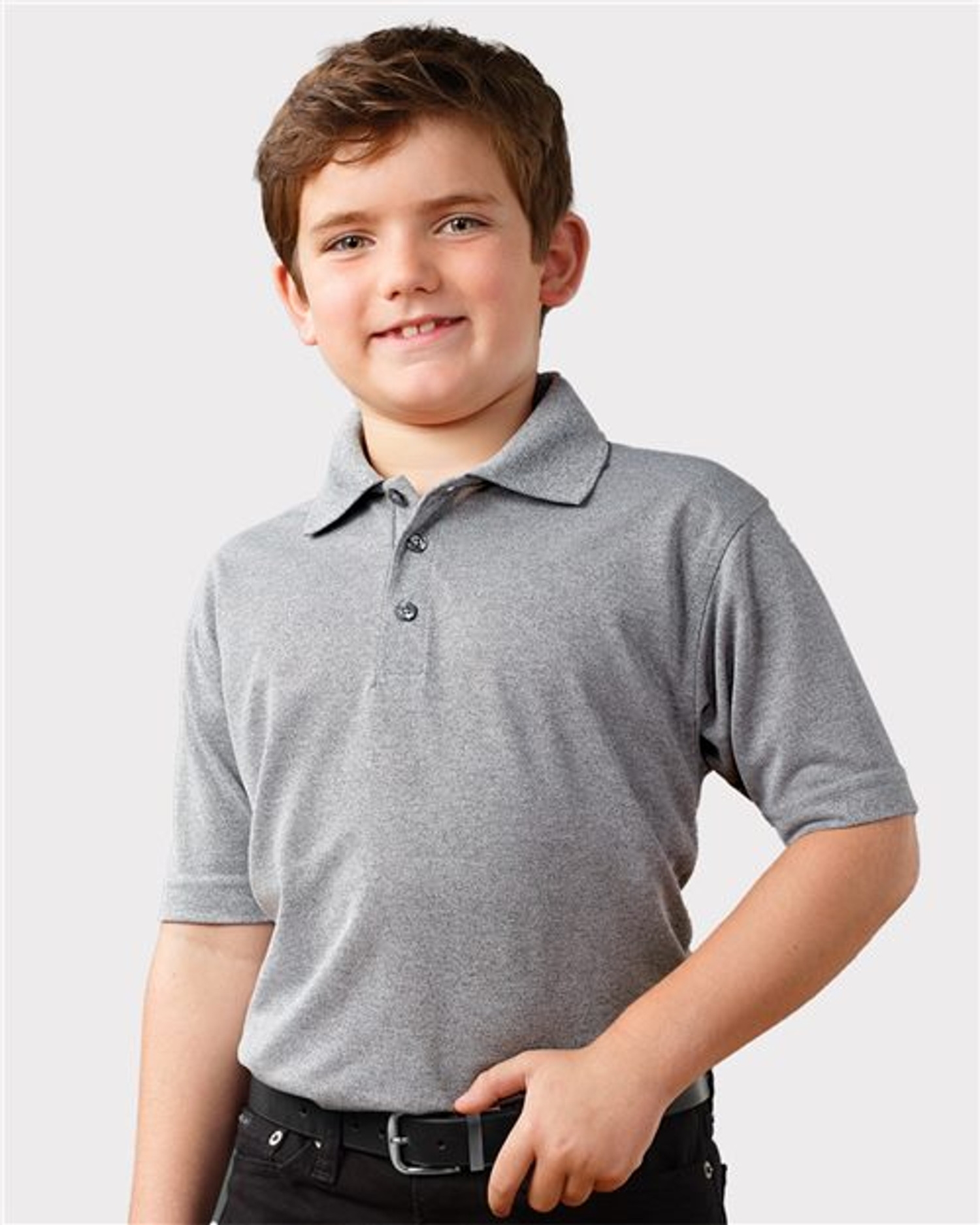 Youth Saratoga Performance Mini Mesh Polo [108Y]