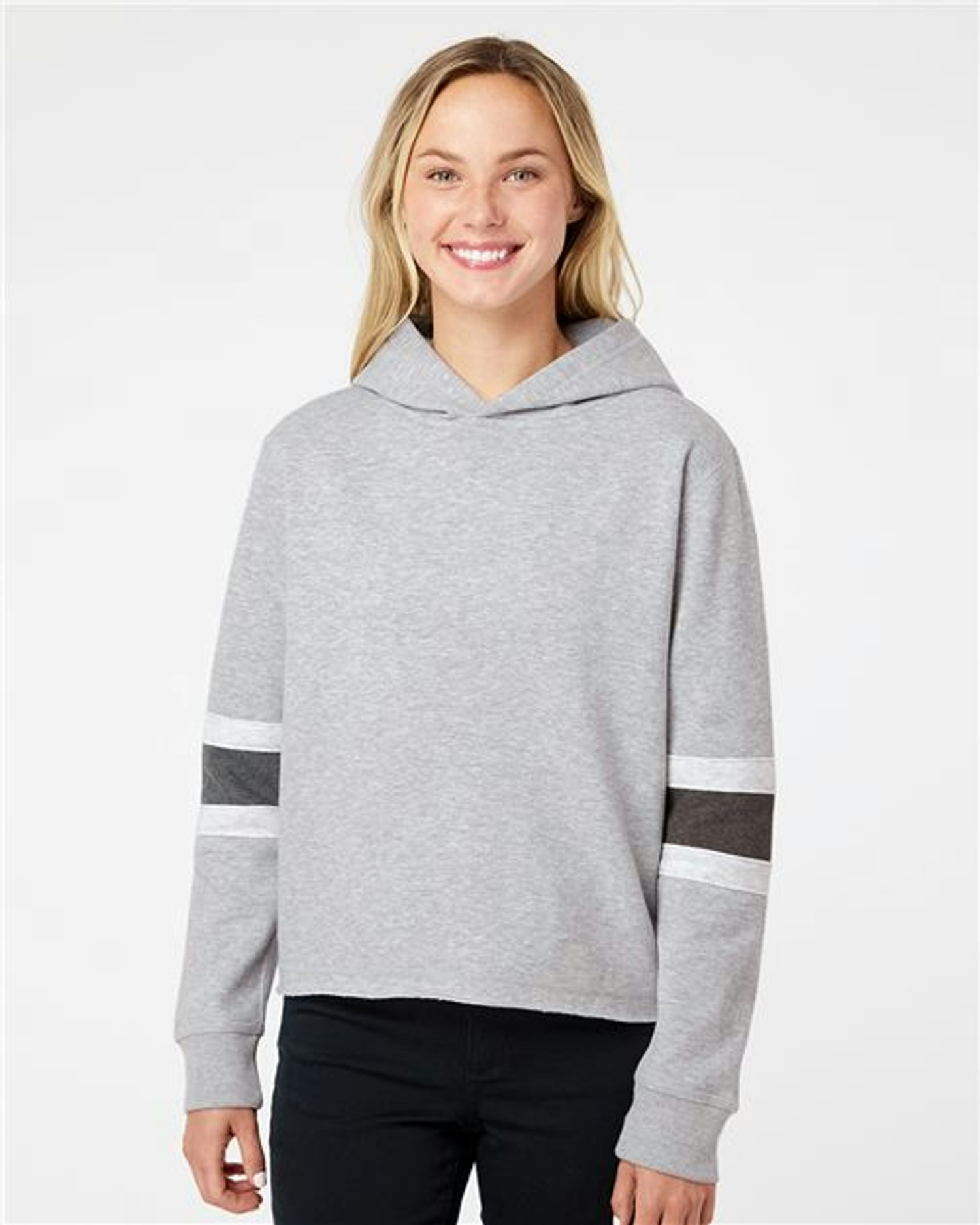 Women's Sueded Fleece Thermal Lined Hooded Sweatshirt [W22135]