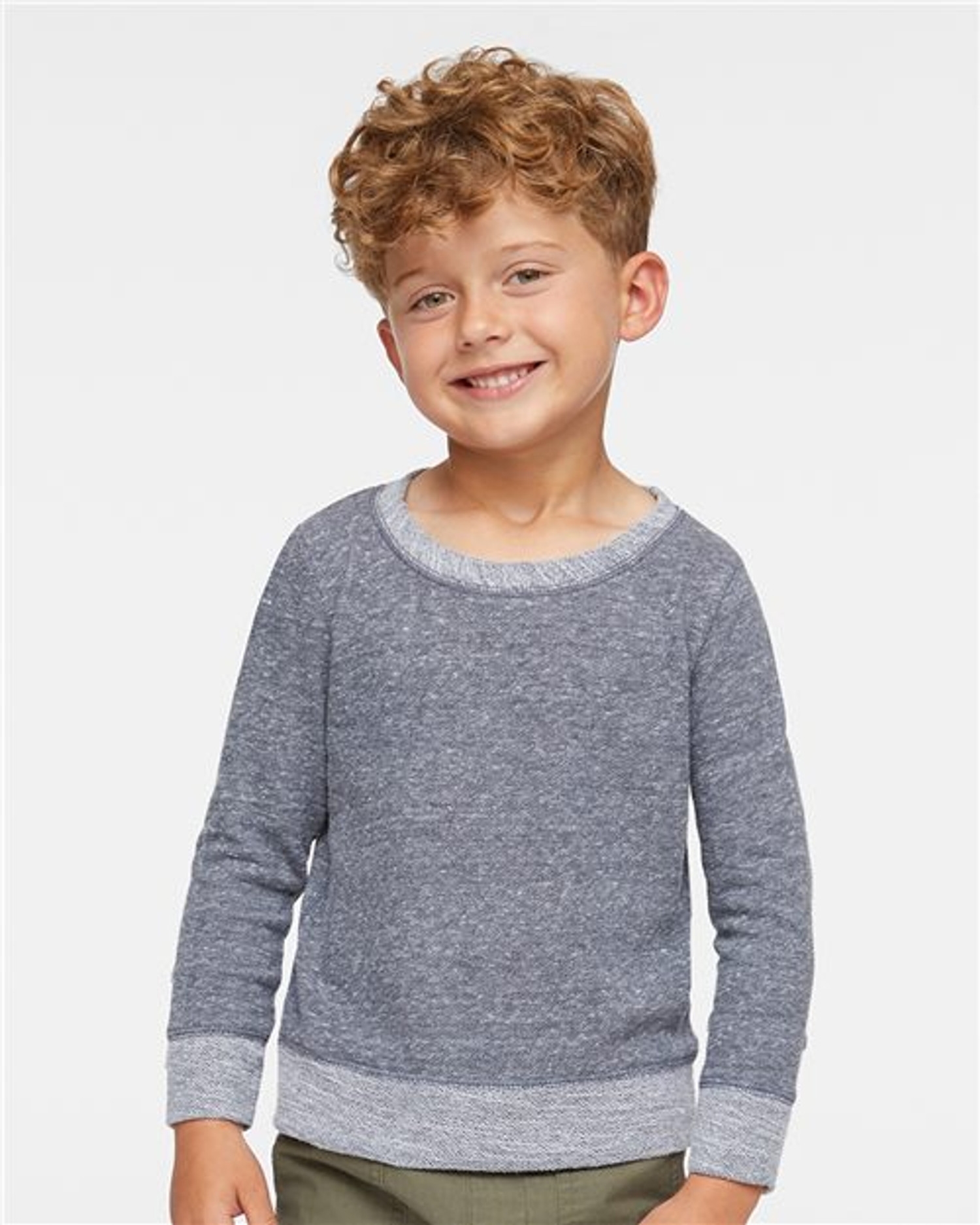 Toddler Harborside Mélange French Terry Crew [3379]