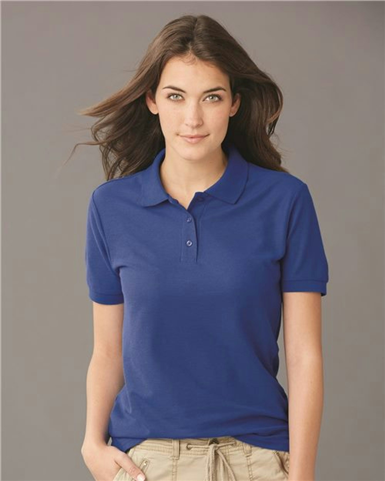 Women's Easy Care Piqué Polo [537WR]