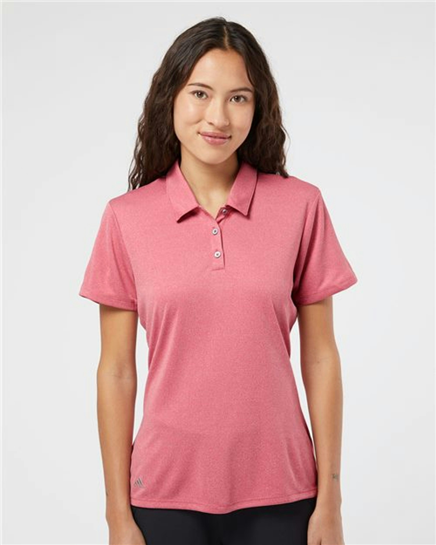 Women's Heathered Polo [A241]