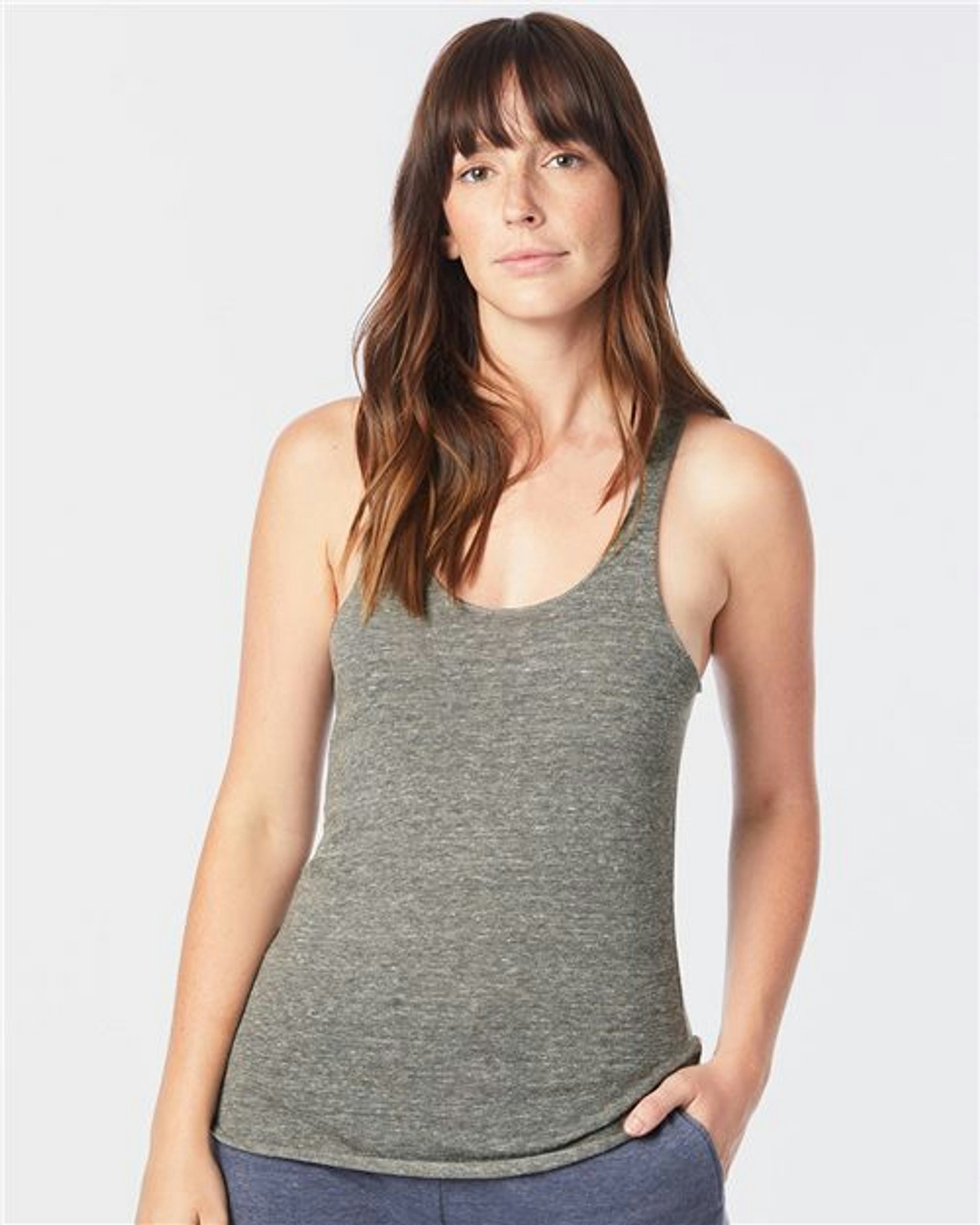 Women's Meegs Eco-Jersey Racerback Tank [1927e1]