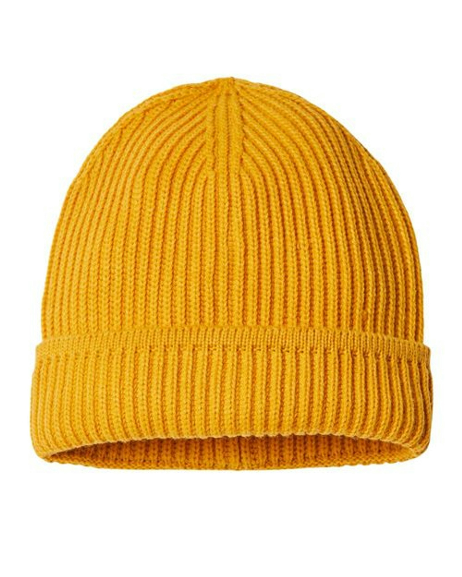 Sustainable Finish Edge Cuffed Beanie [MAPLE]