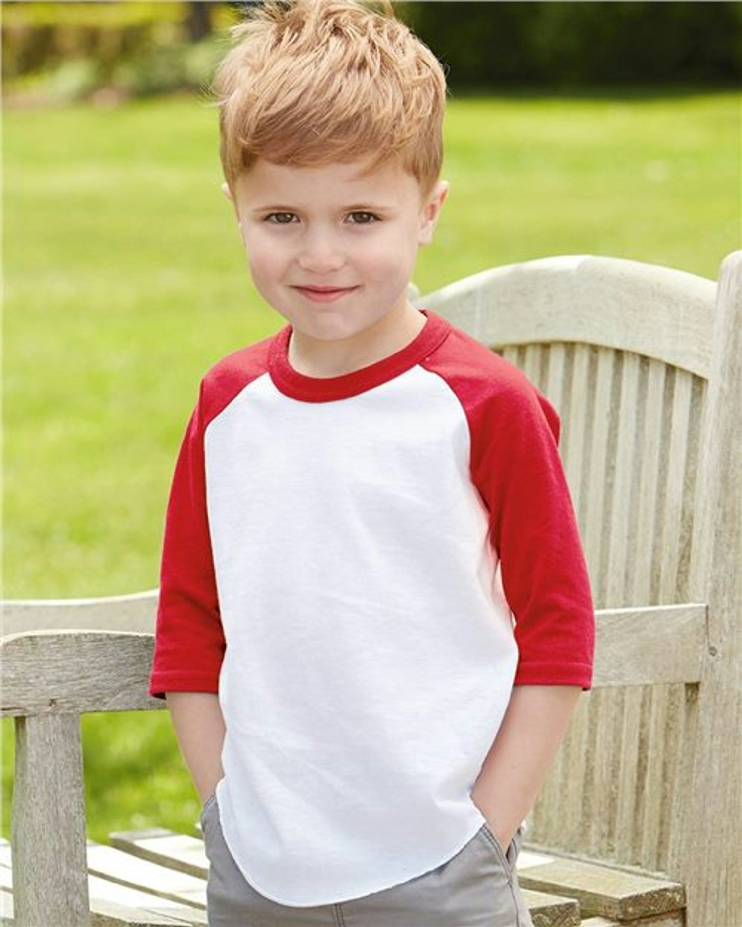 Toddler Three-Quarter Sleeve Baseball Jersey [422]