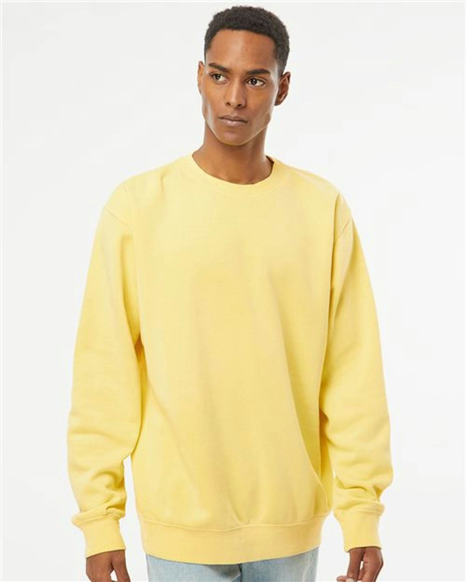 Midweight Pigment-Dyed Crewneck Sweatshirt [PRM3500]