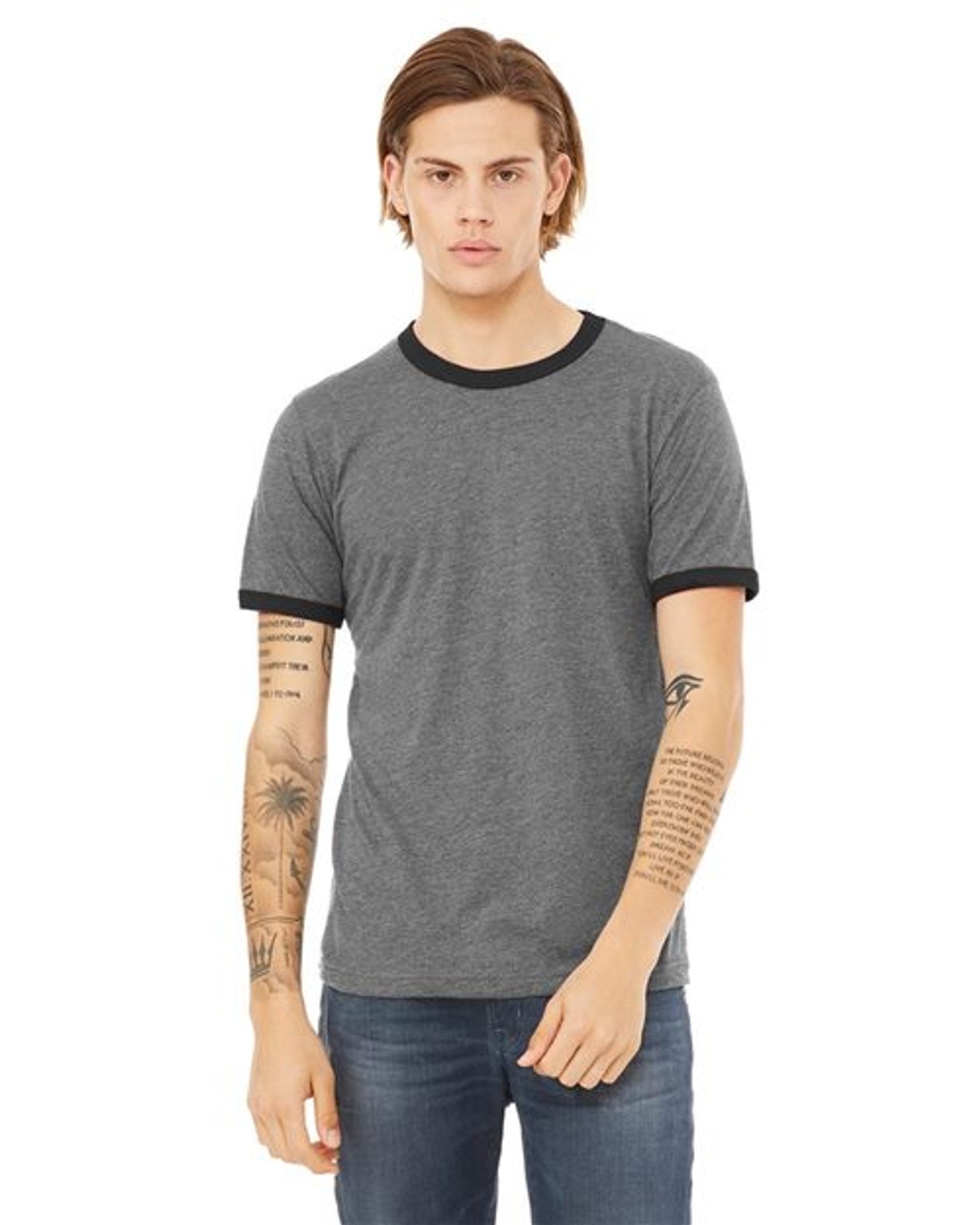 Jersey Heather Ringer Tee [3055]