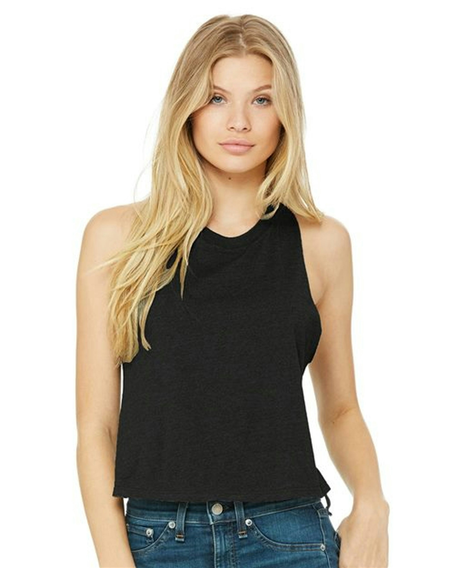 Women's Racerback Crop Tank [6682]