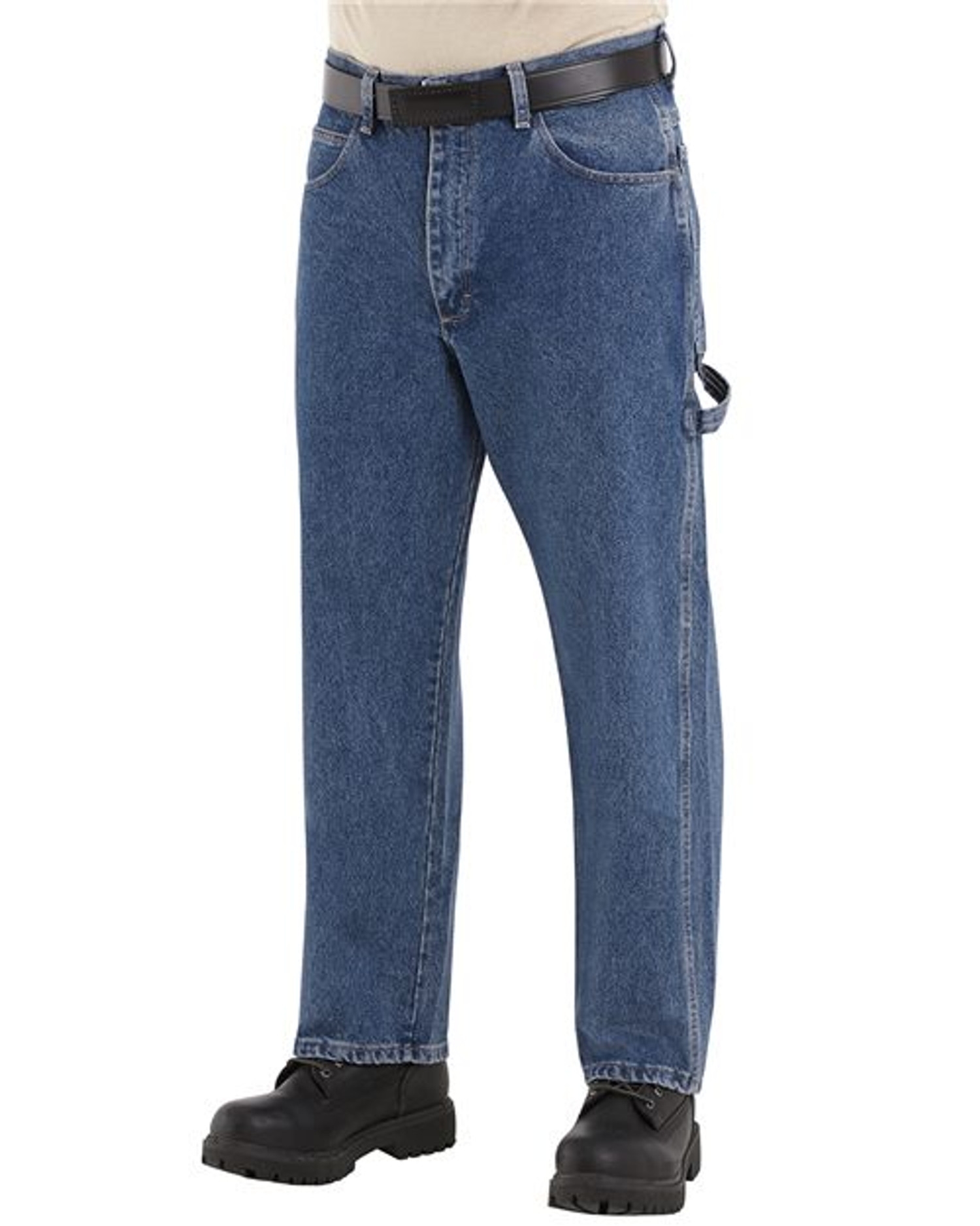 Flame Resistant Pre-Washed Denim Dungaree - Extended Sizes [PEJ8EXT]