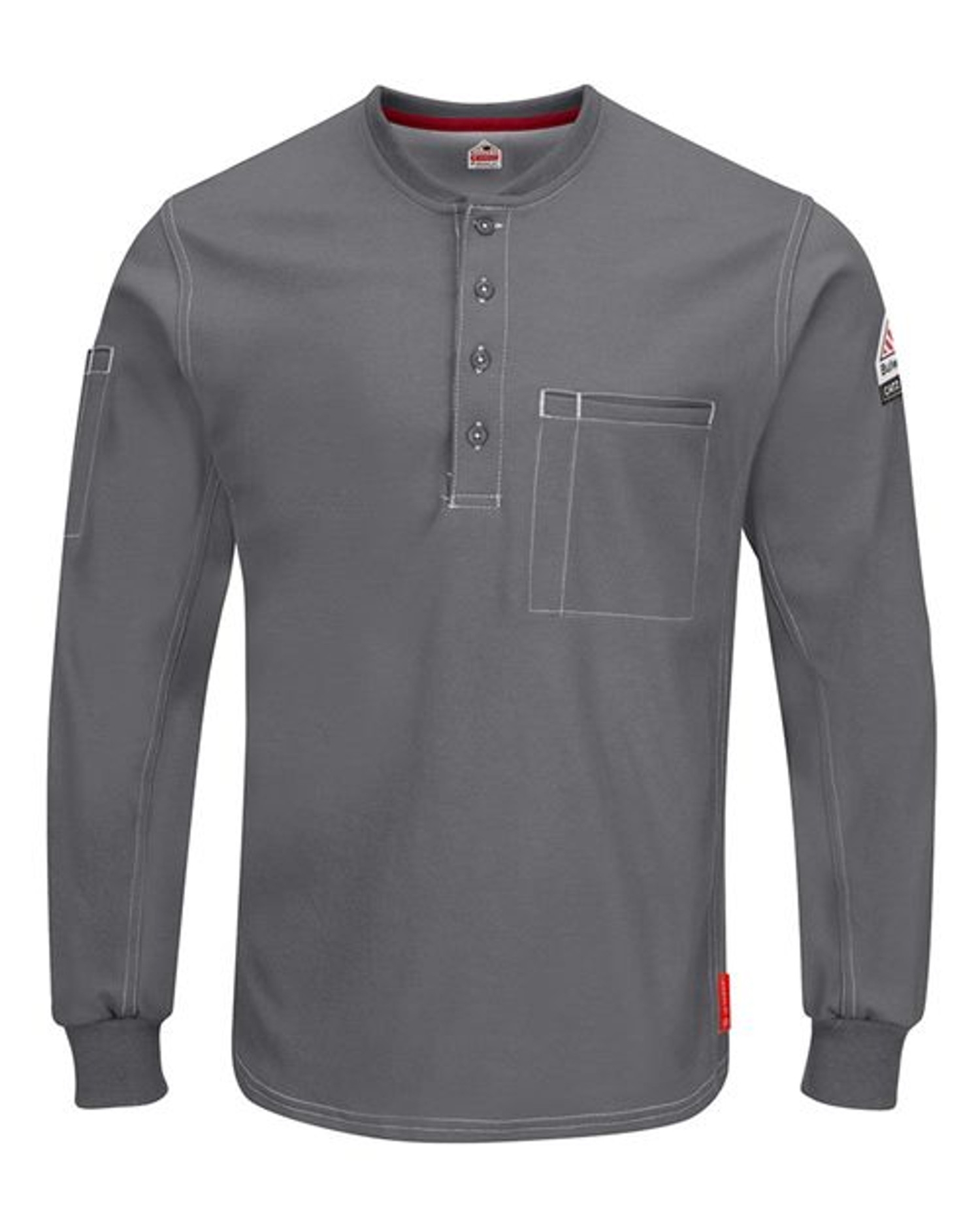 iQ Series® Plus Long Sleeve Henley [QT40]