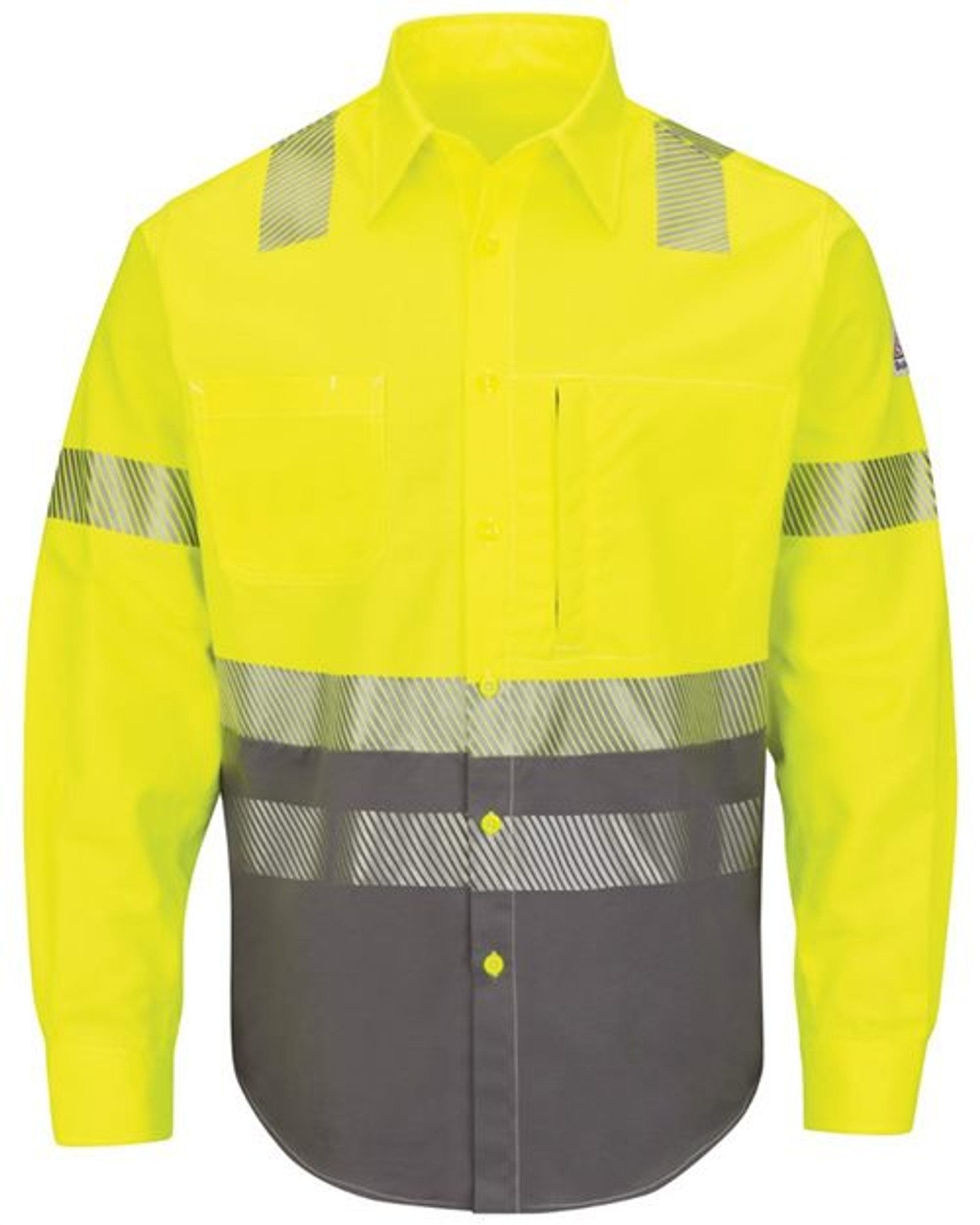 Hi-Visibility Color Block Uniform Shirt - EXCEL FR® ComforTouch® - 7 oz. [SLB4H]