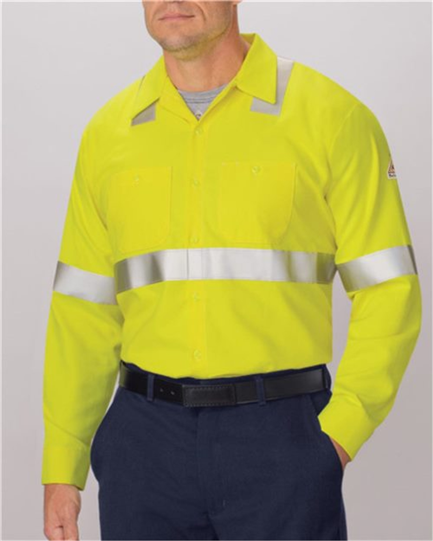 High Visibility Long Sleeve Work Shirt [SMW4]