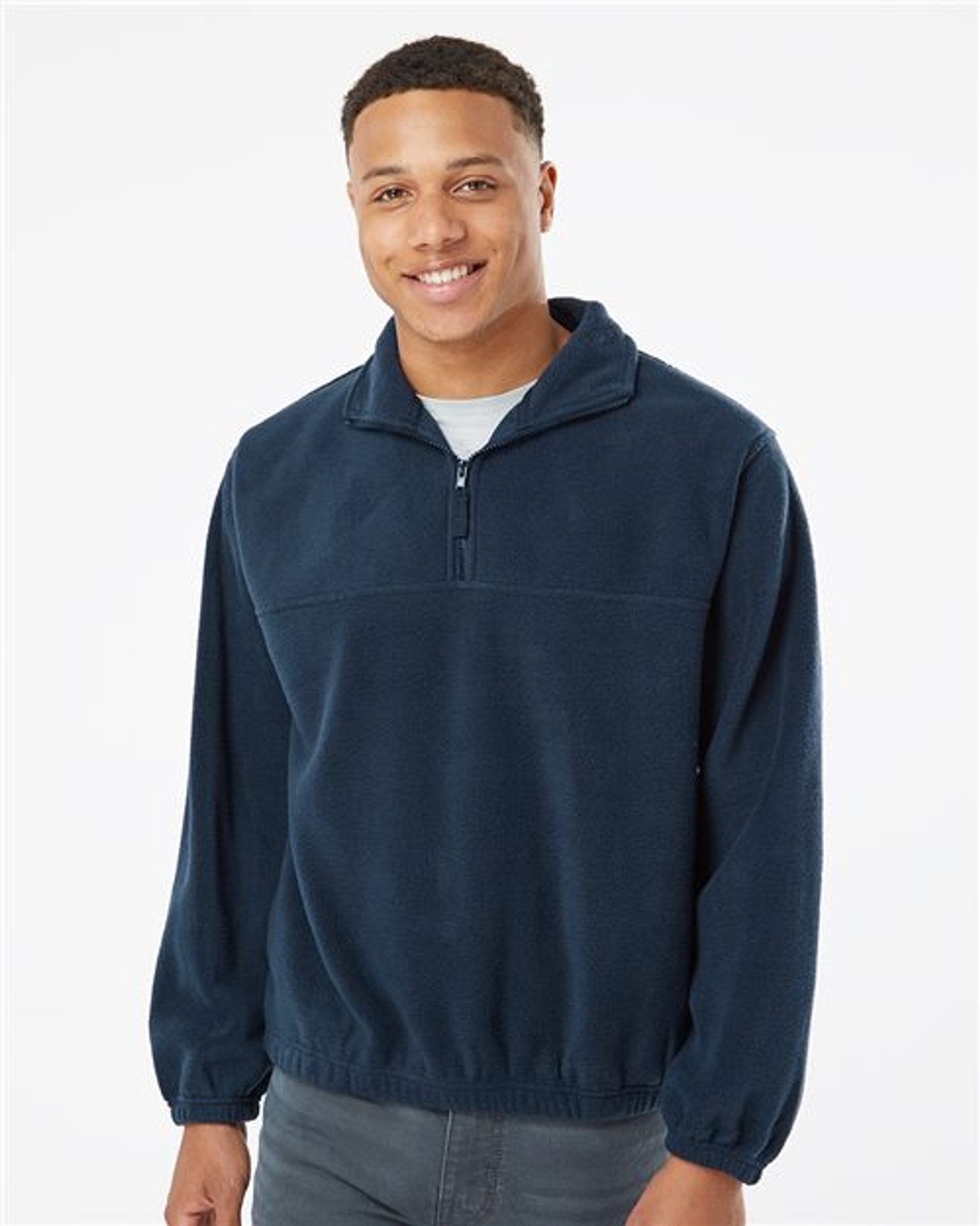 Polar Fleece Quarter-Zip Pullover [3052]