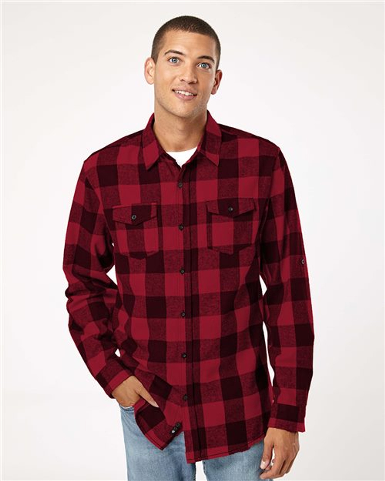 Yarn-Dyed Long Sleeve Flannel Shirt [8210]