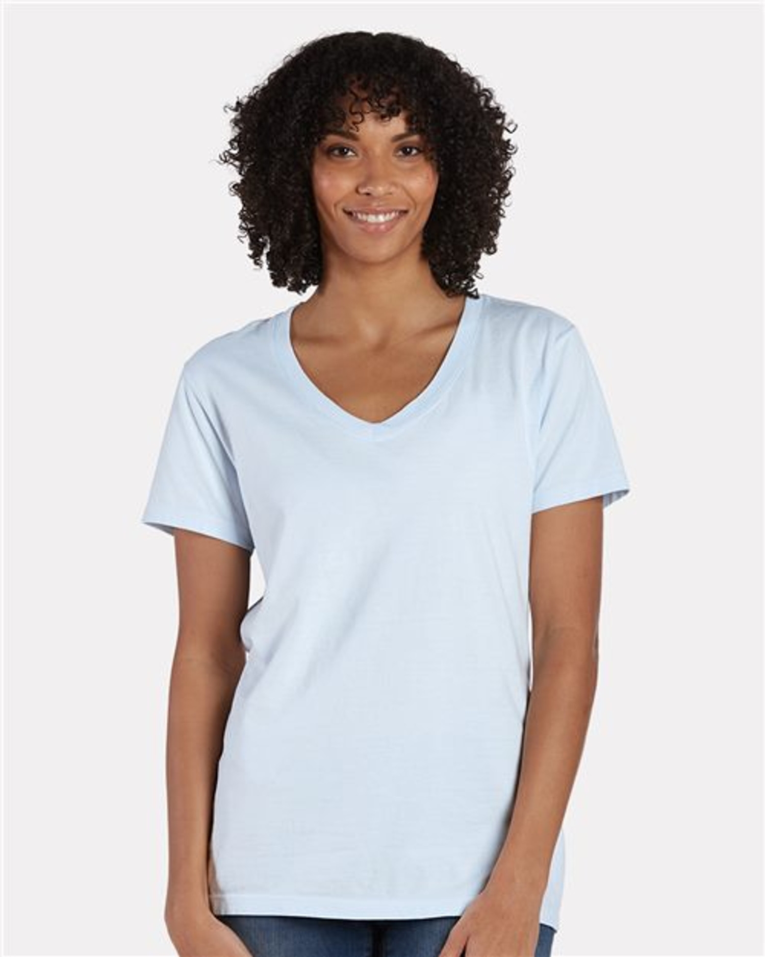 Garment-Dyed Women's V-Neck T-Shirt [GDH125]