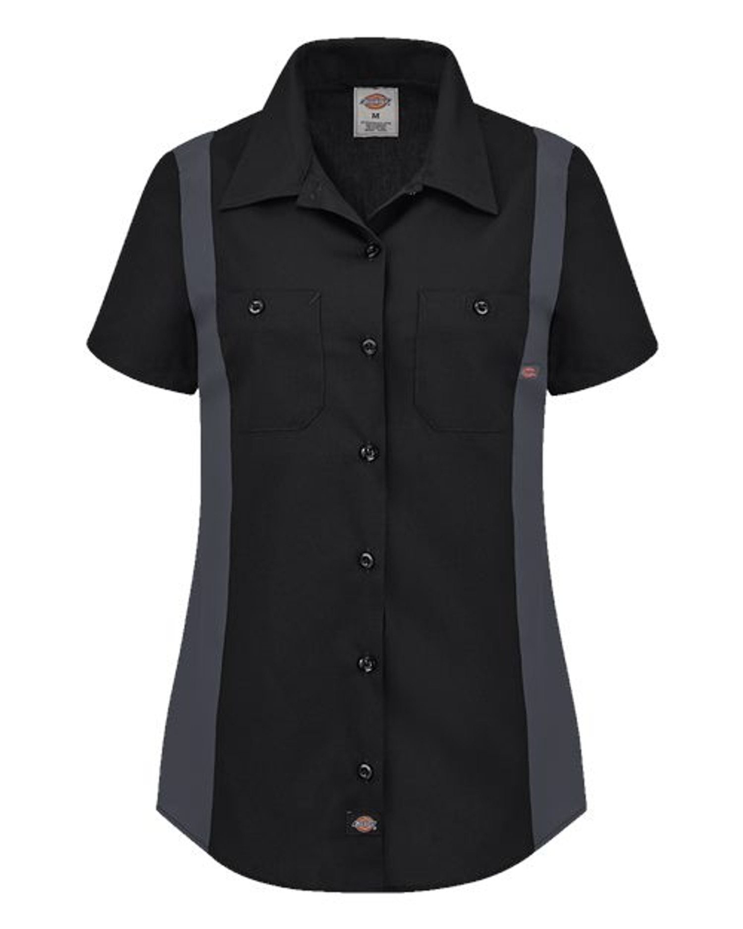 Women's Short Sleeve Industrial Colorblocked Shirt [L24S]