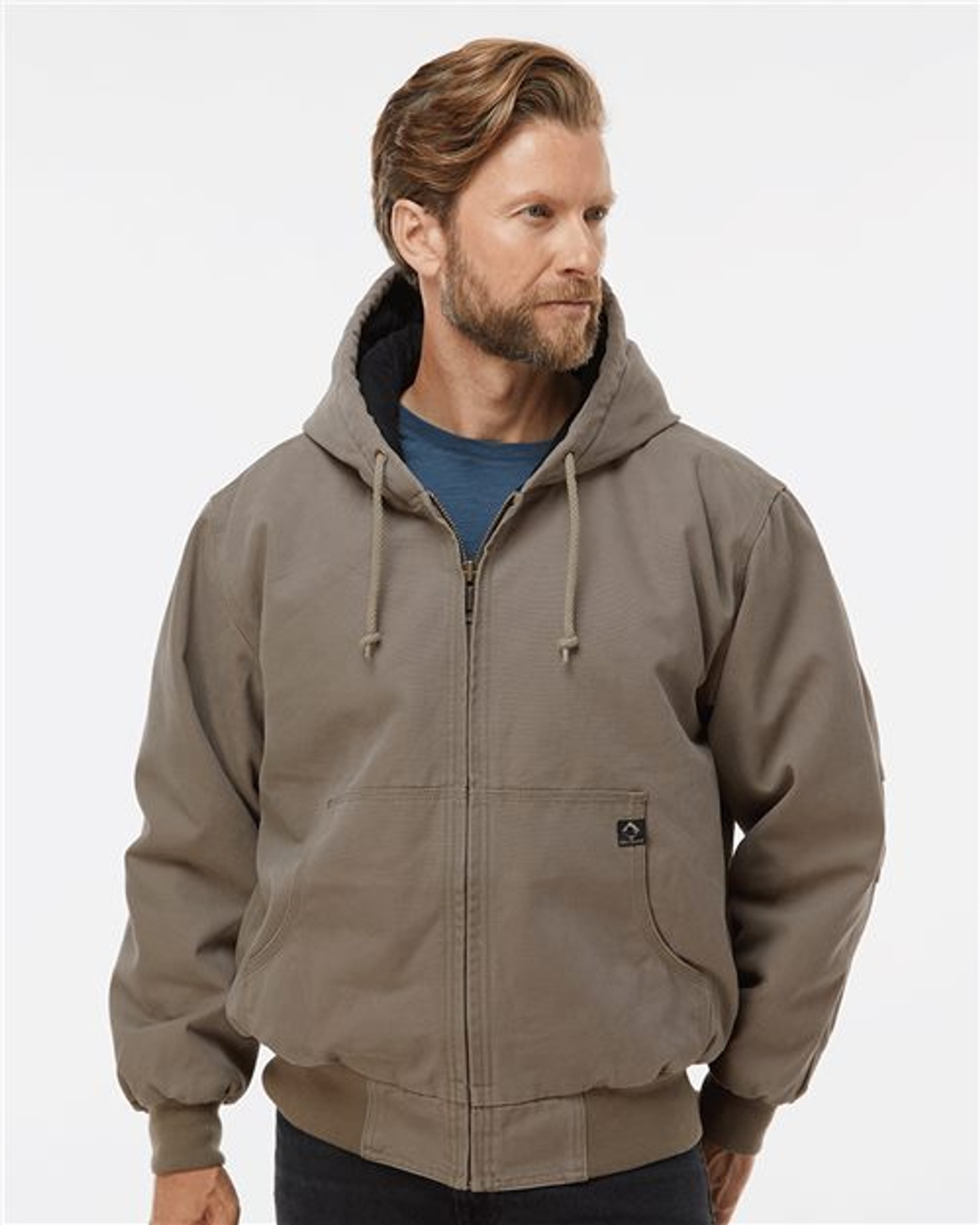 Cheyenne Boulder Cloth™ Hooded Jacket with Tricot Quilt Lining Tall Sizes [5020T]