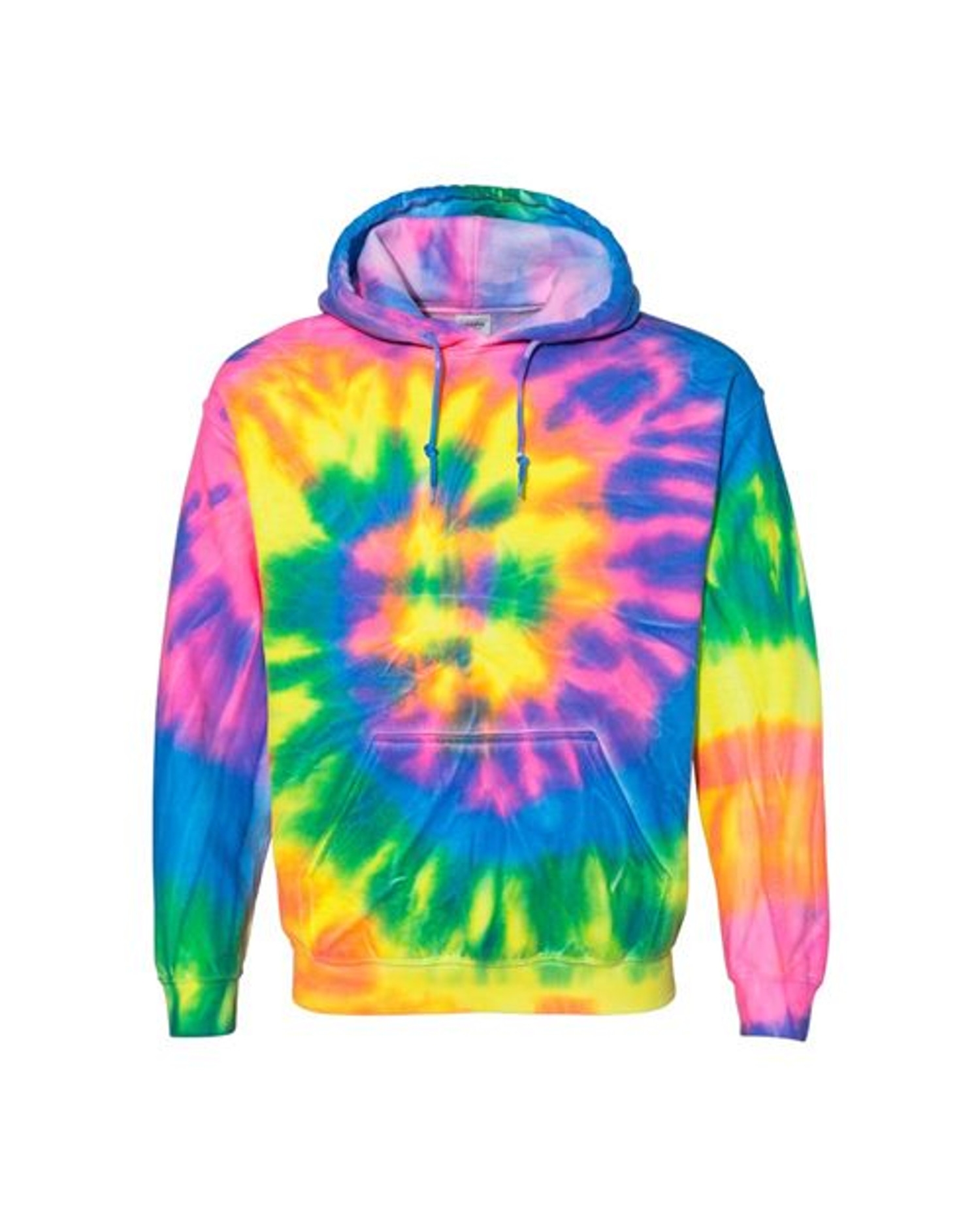 Youth Blended Tie-Dyed Hooded Sweatshirt [680BVR]