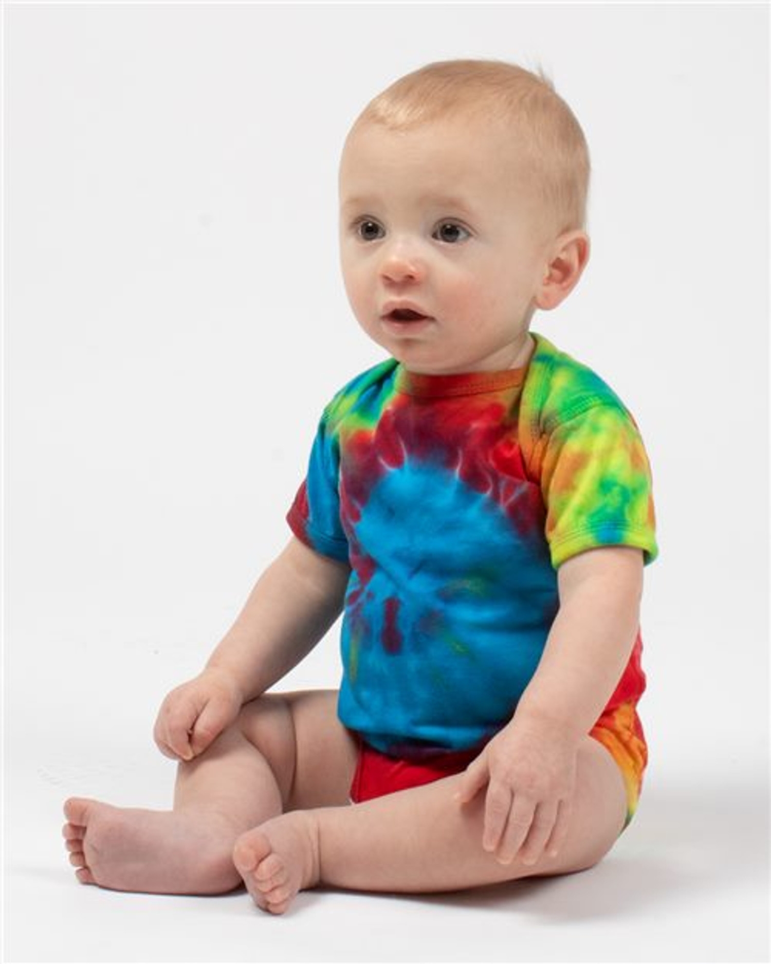 Infant Spiral Tie-Dyed Onesie [340MS]