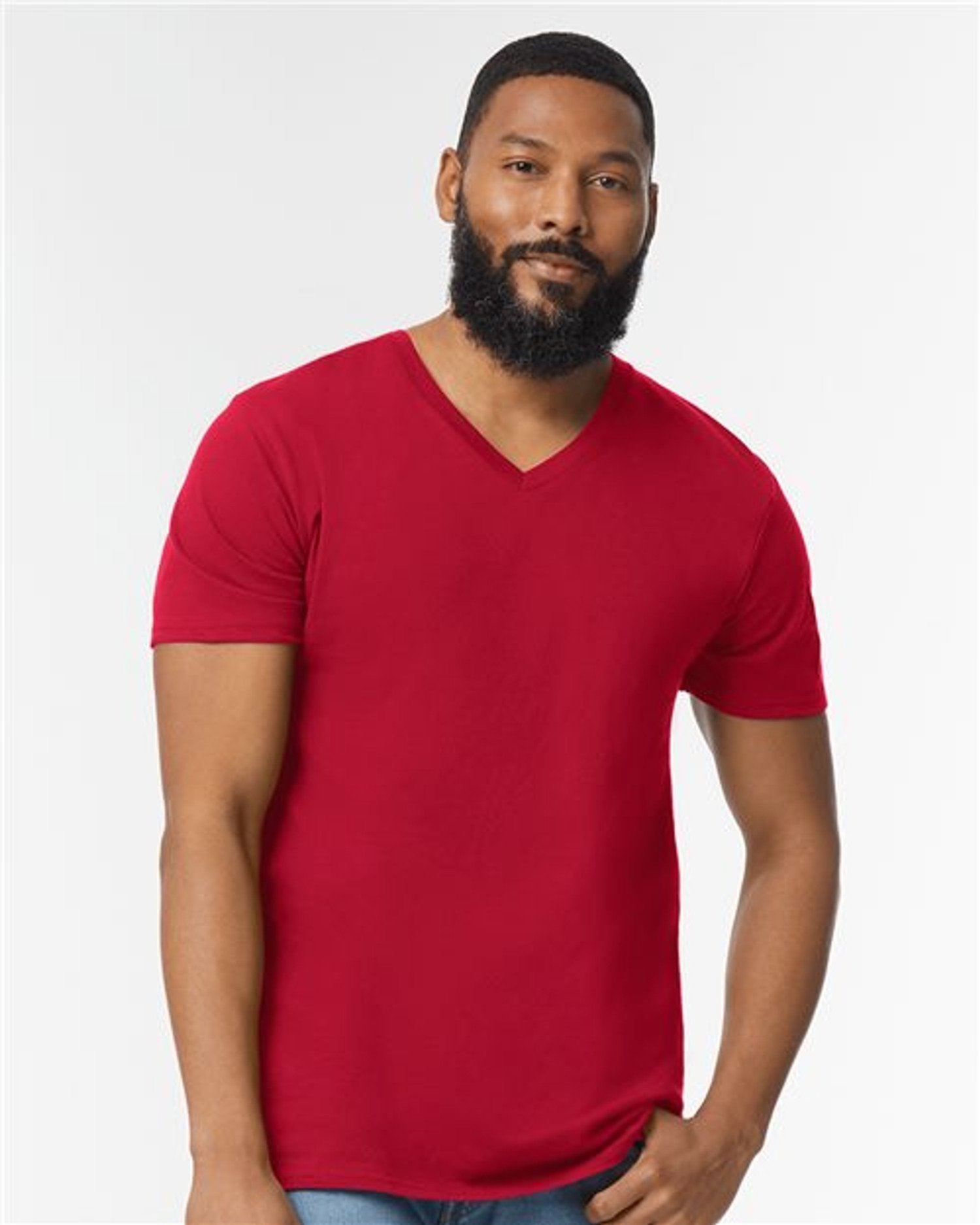 Softstyle® V-Neck T-Shirt [64V00]