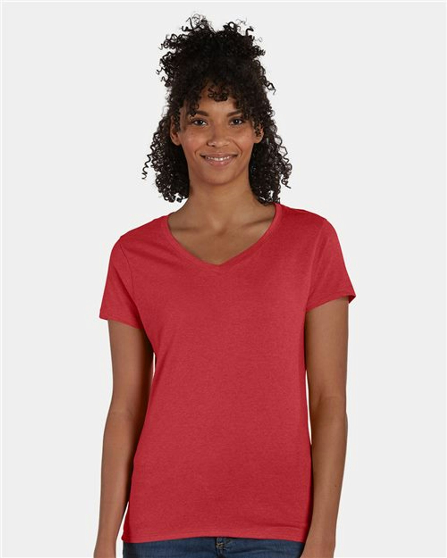 Perfect-T Women’s Triblend V-Neck T-Shirt [42VT]