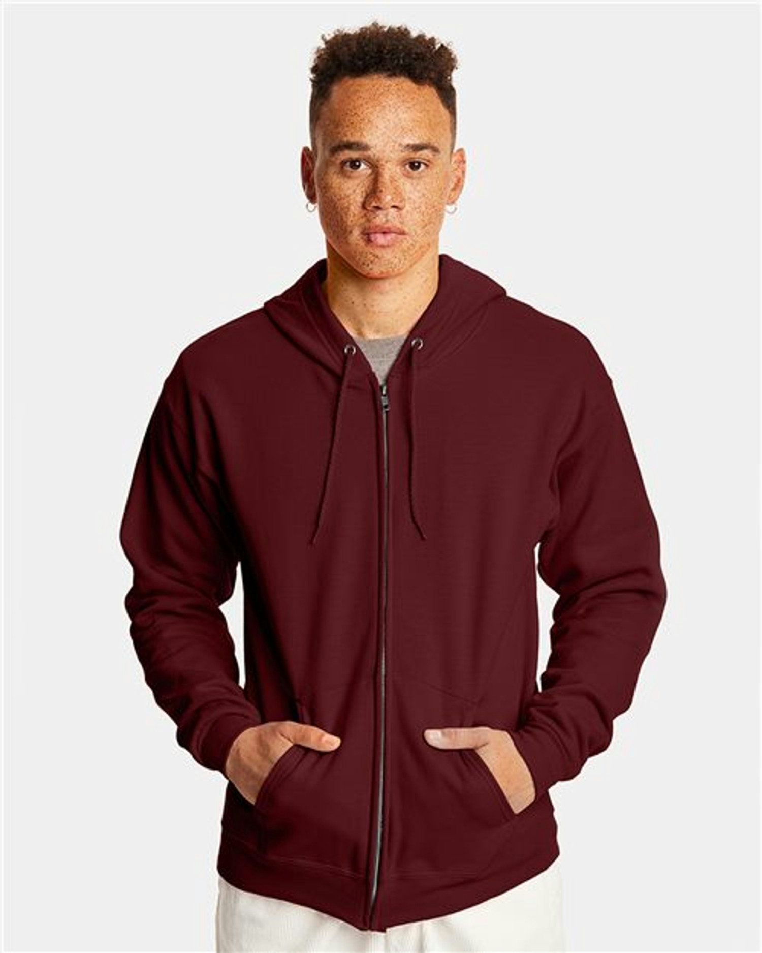 Ecosmart® Full-Zip Hooded Sweatshirt [P180]