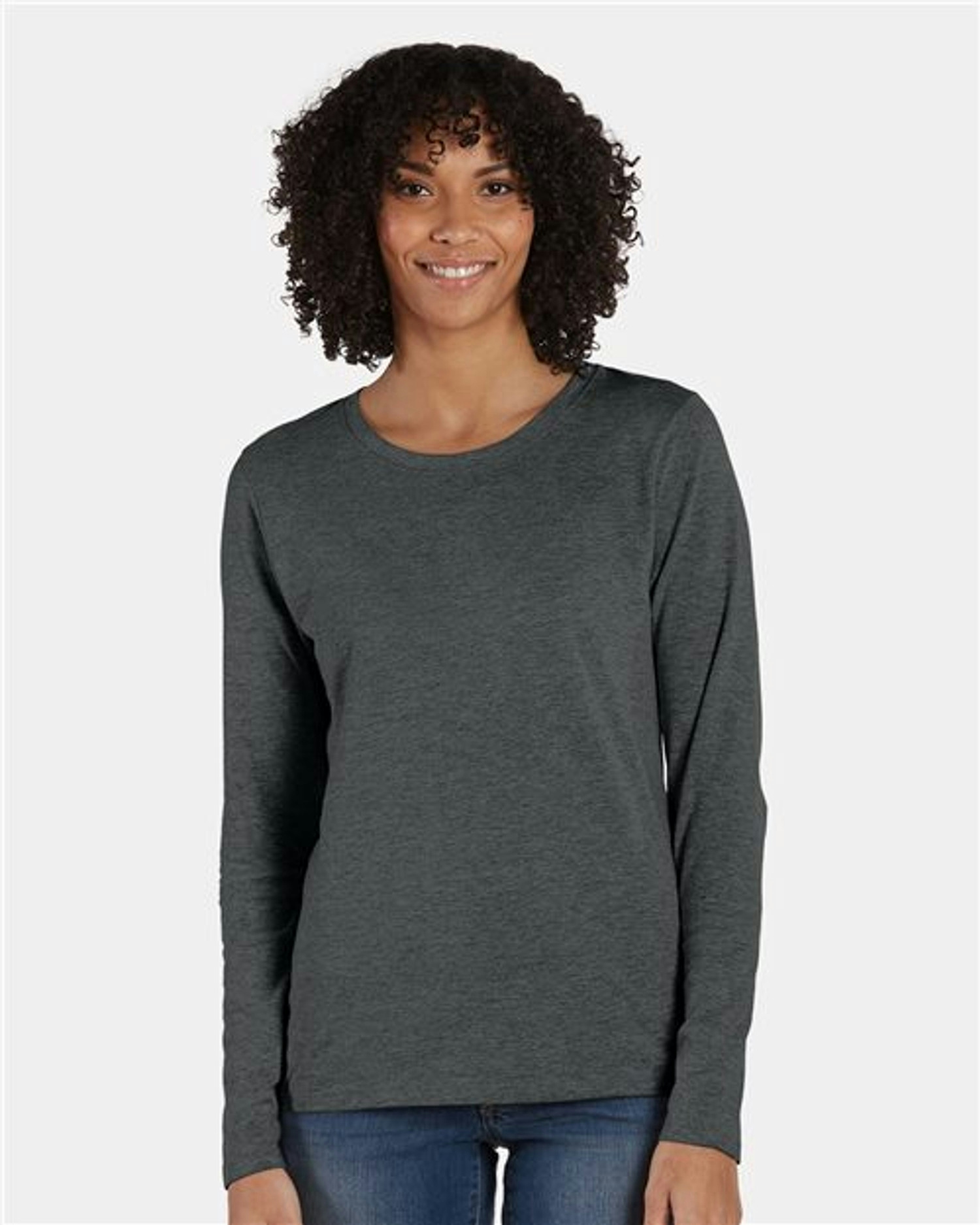 Perfect-T Women’s Long Sleeve Scoopneck T-Shirt [S04LS]