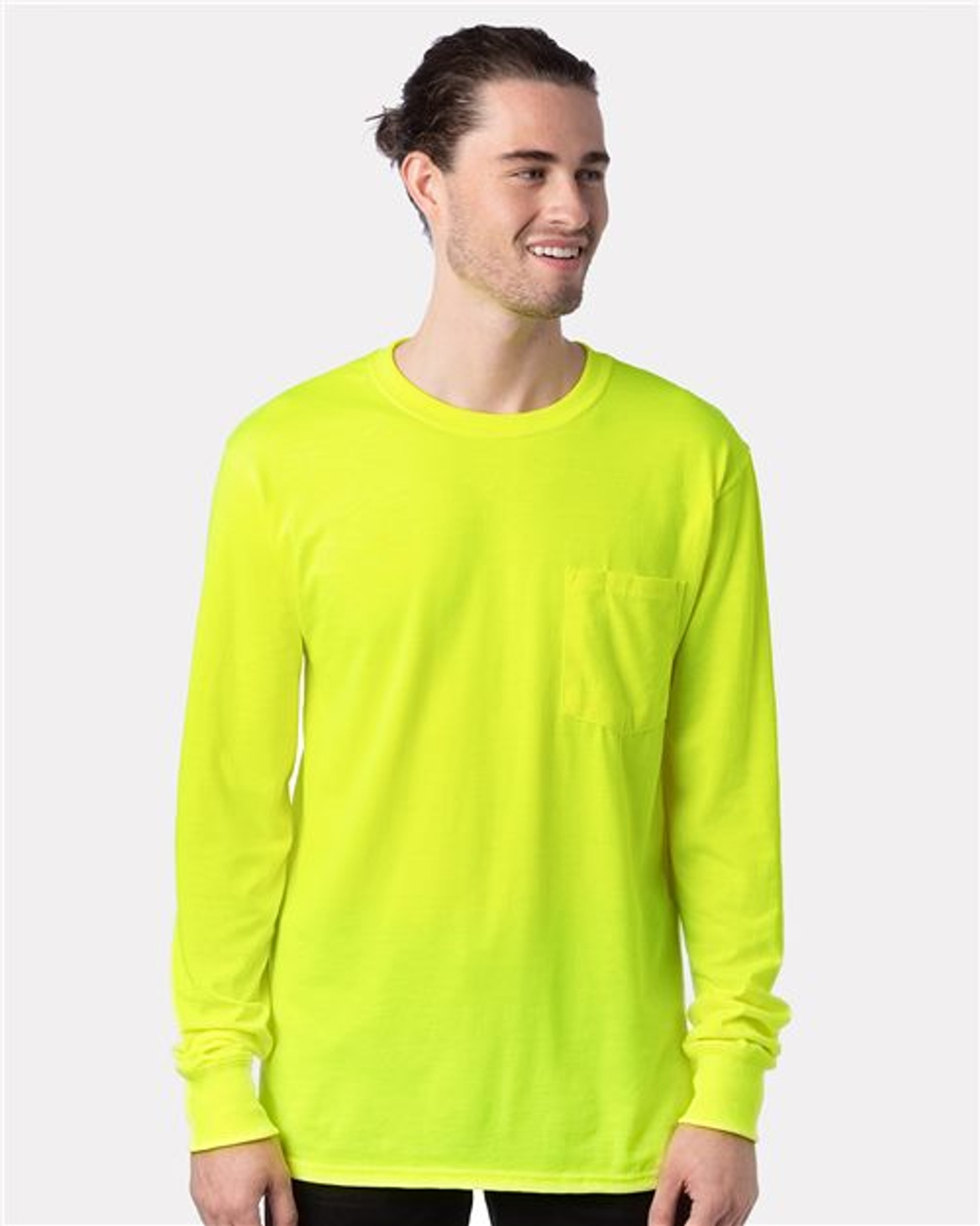 Workwear Long Sleeve Pocket T-Shirt [W120]