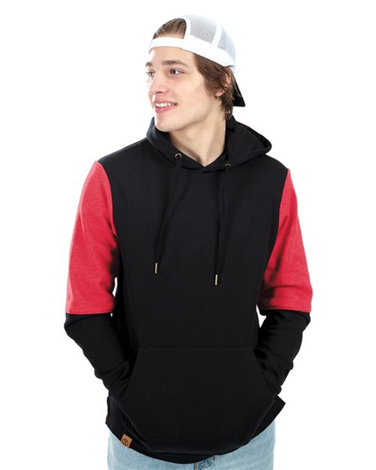 All-American Team Fleece Colorblocked Hooded Sweatshirt [222581]