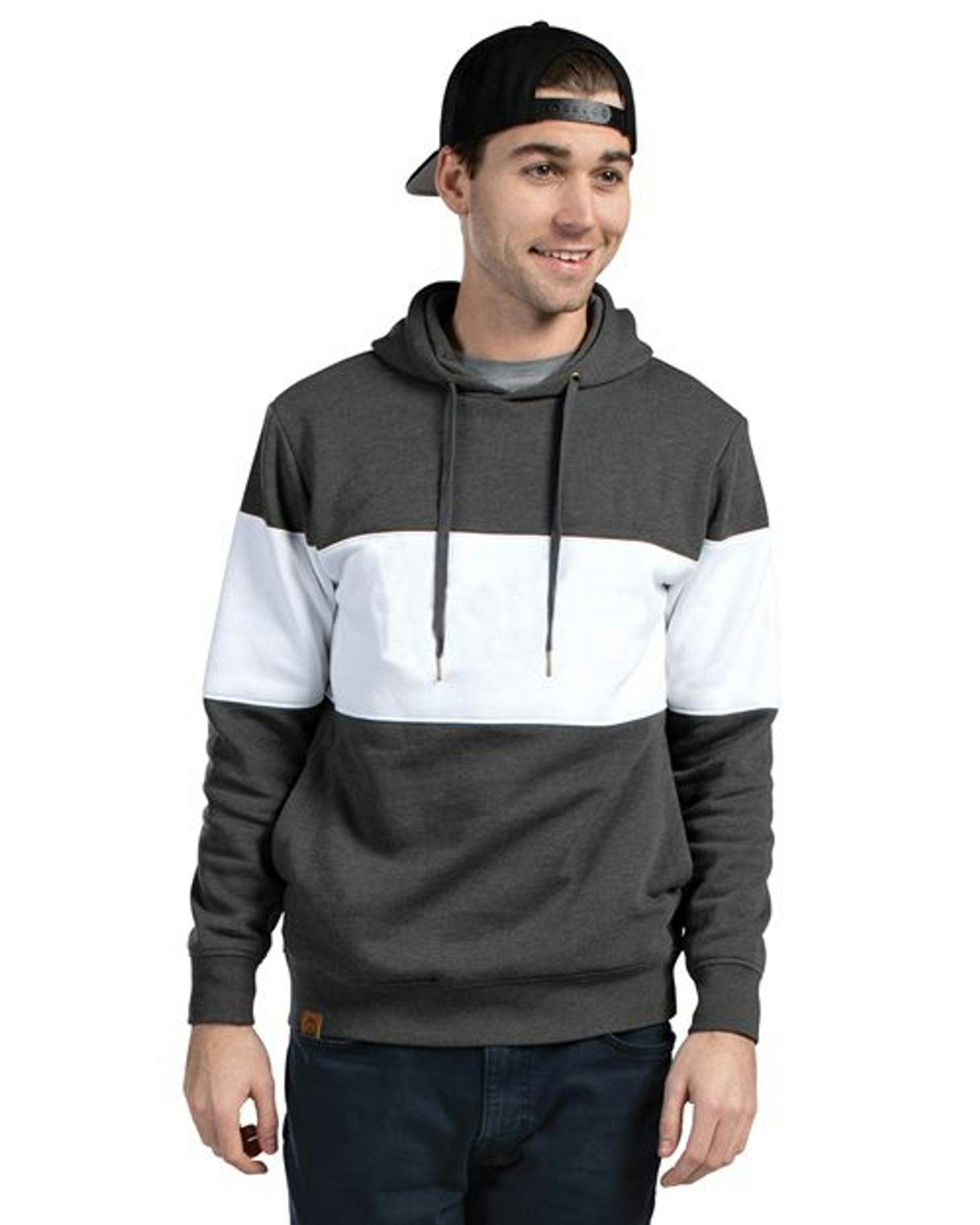 All-American Fleece Colorblocked Hooded Sweatshirt [229563]