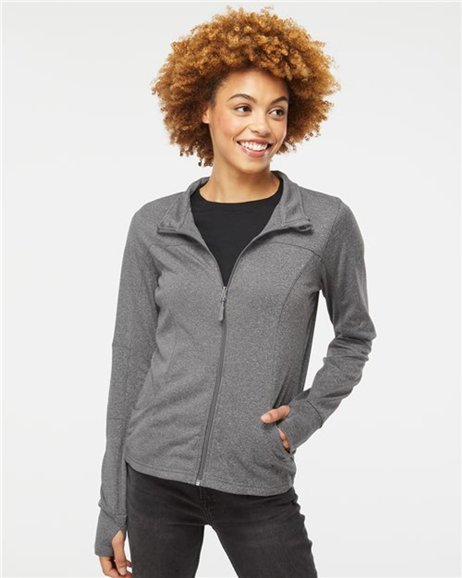 Women's Poly-Tech Full-Zip Track Jacket [EXP60PAZ]