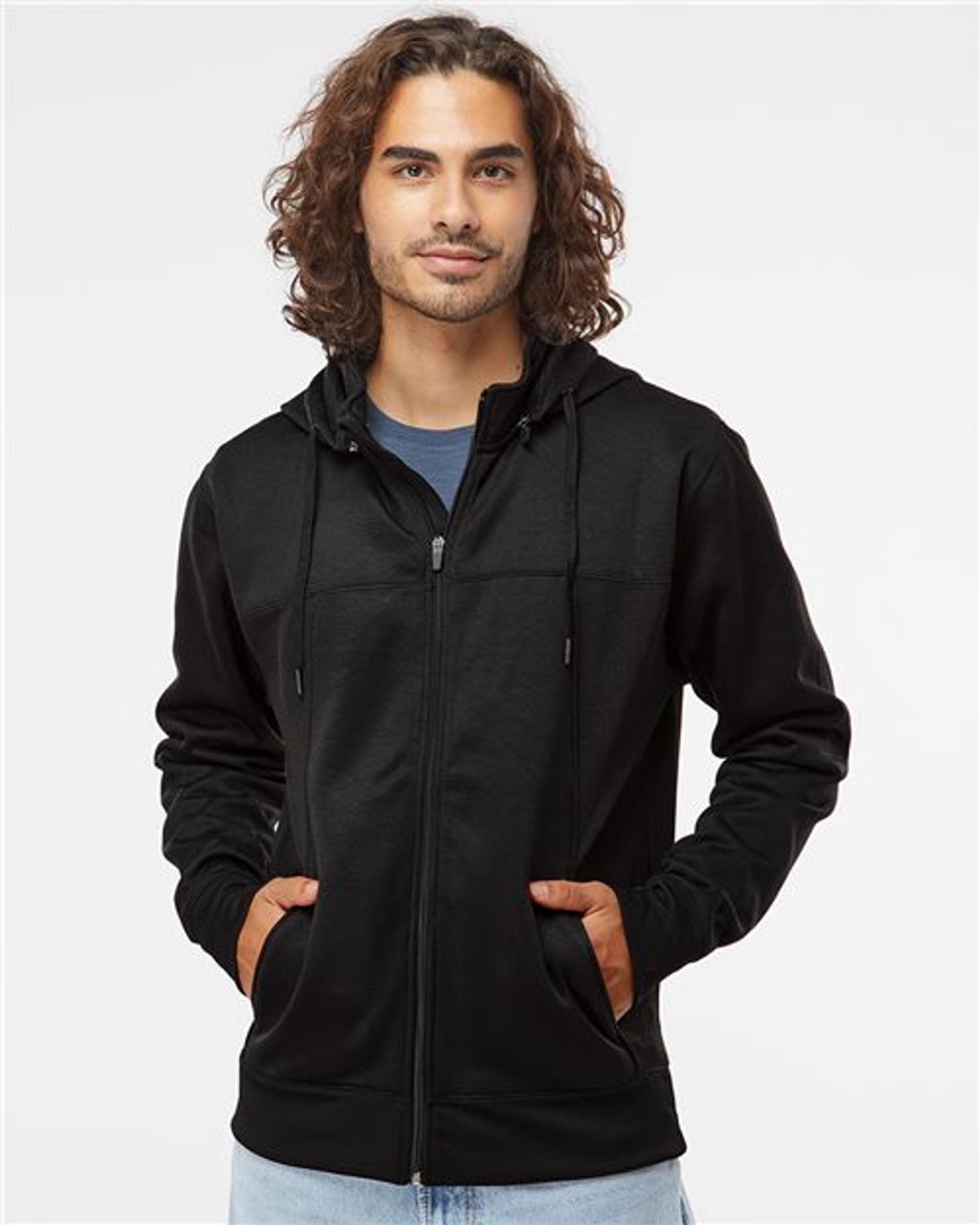 Poly-Tech Full-Zip Hooded Sweatshirt [EXP80PTZ]