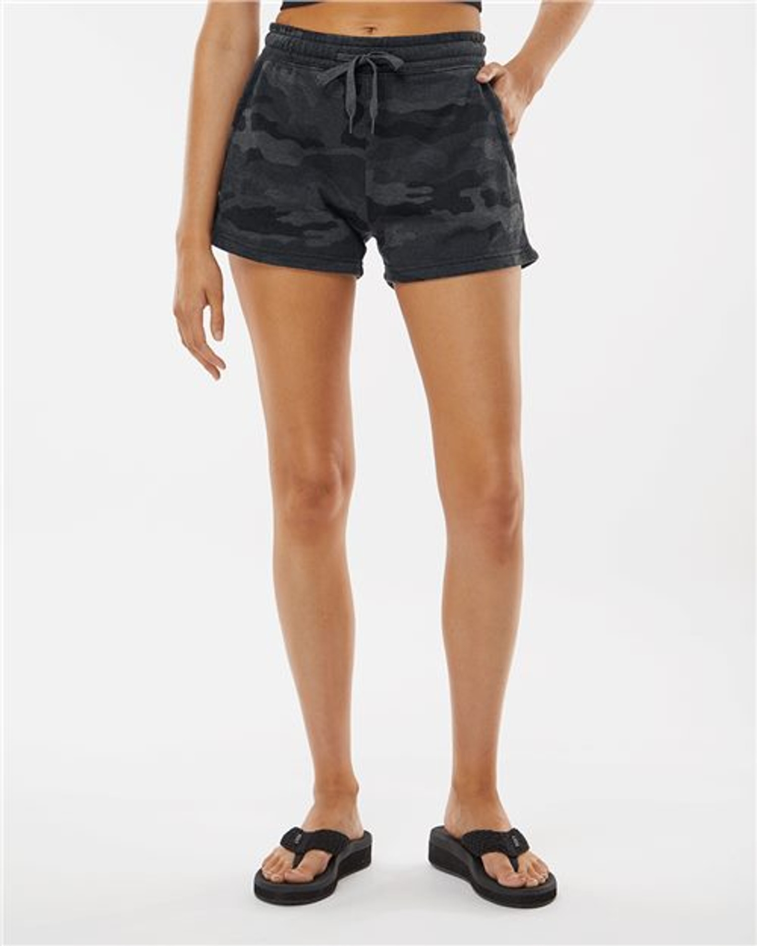 Women’s Lightweight California Wave Wash Fleece Shorts [PRM20SRT]