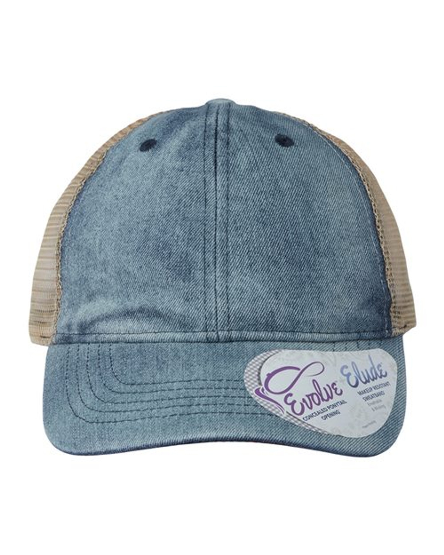 Women's Denim Mesh-Back Cap [DAISY]