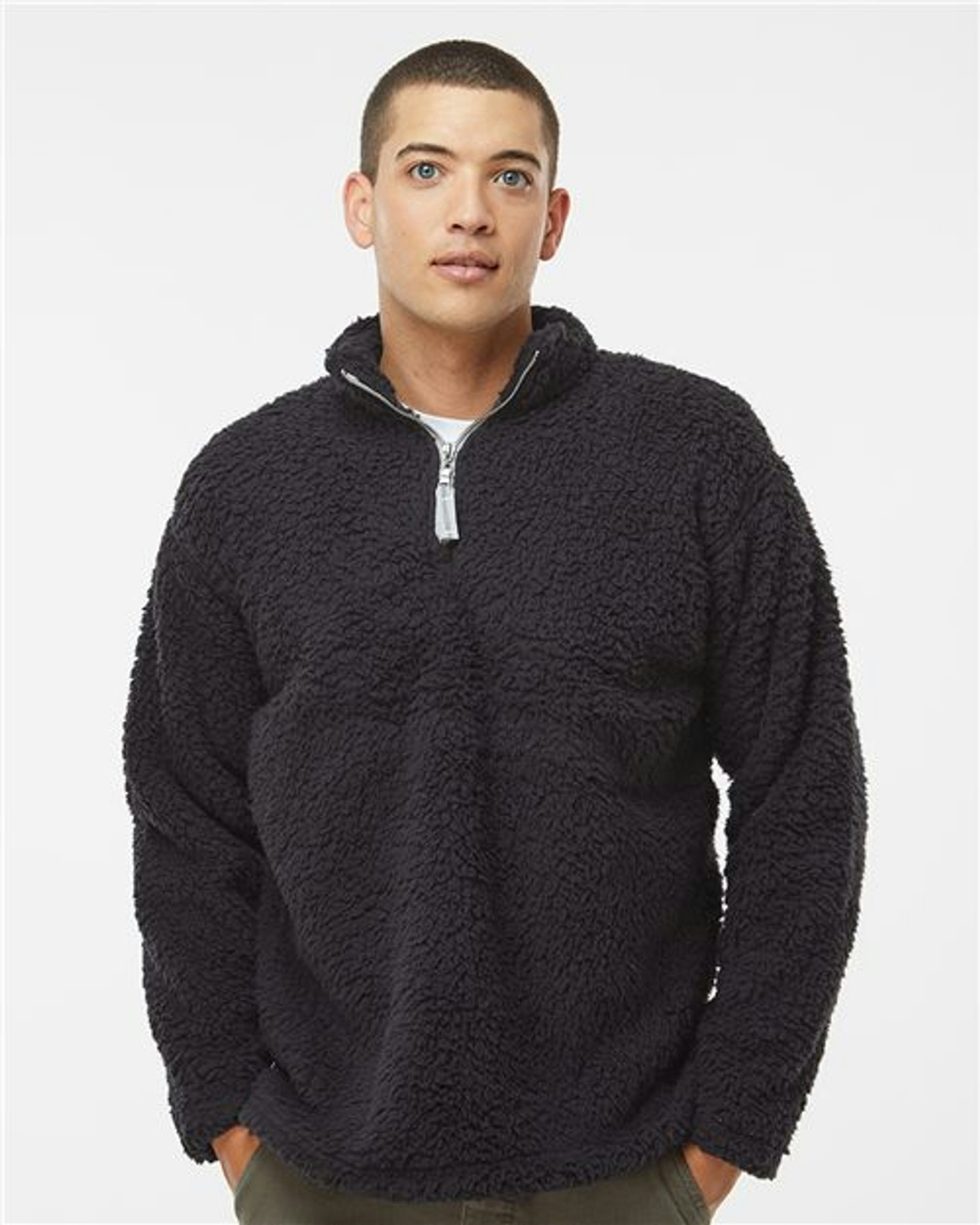 Sherpa Quarter-Zip Pullover [8454]