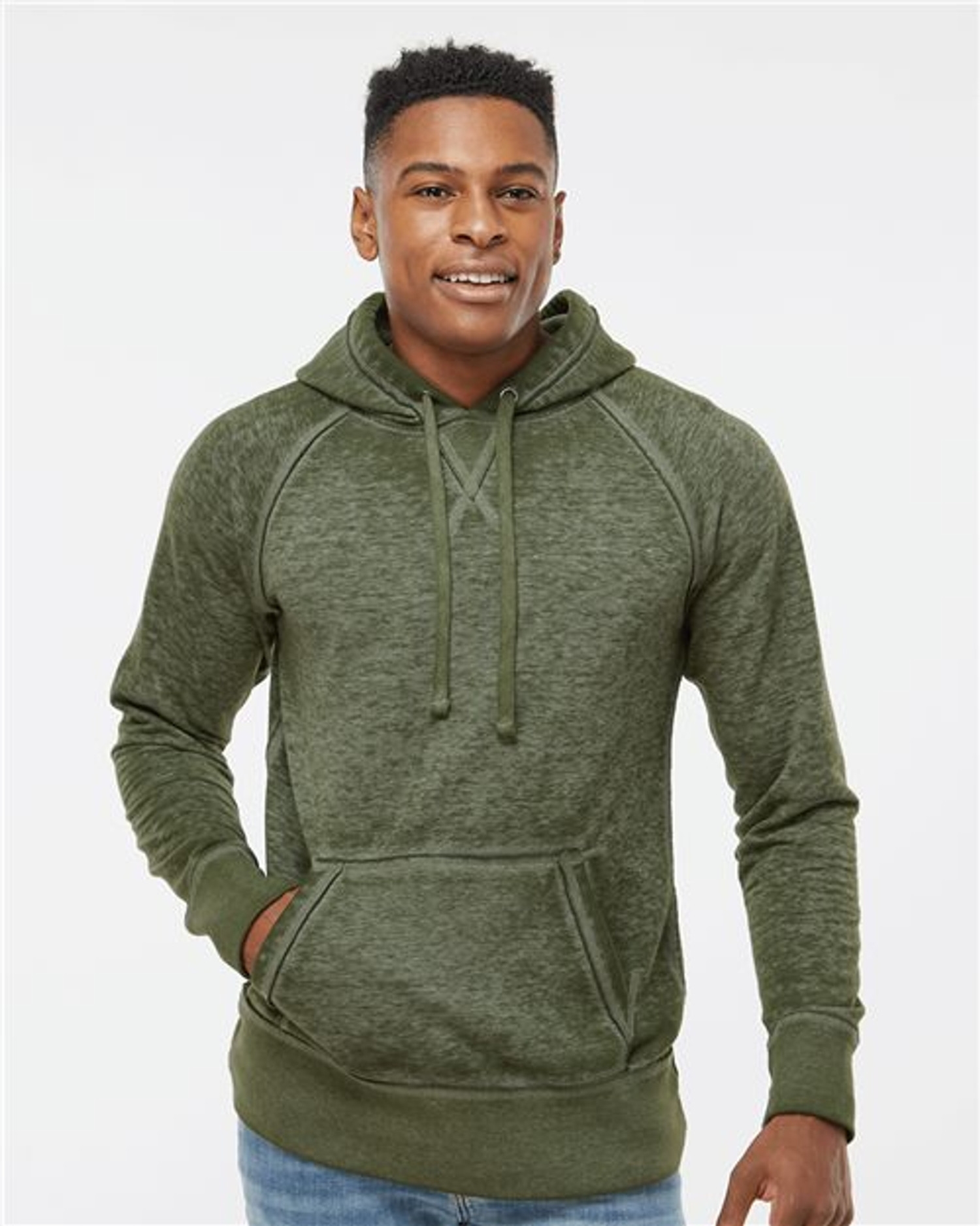 Vintage Zen Fleece Hooded Sweatshirt [8915]