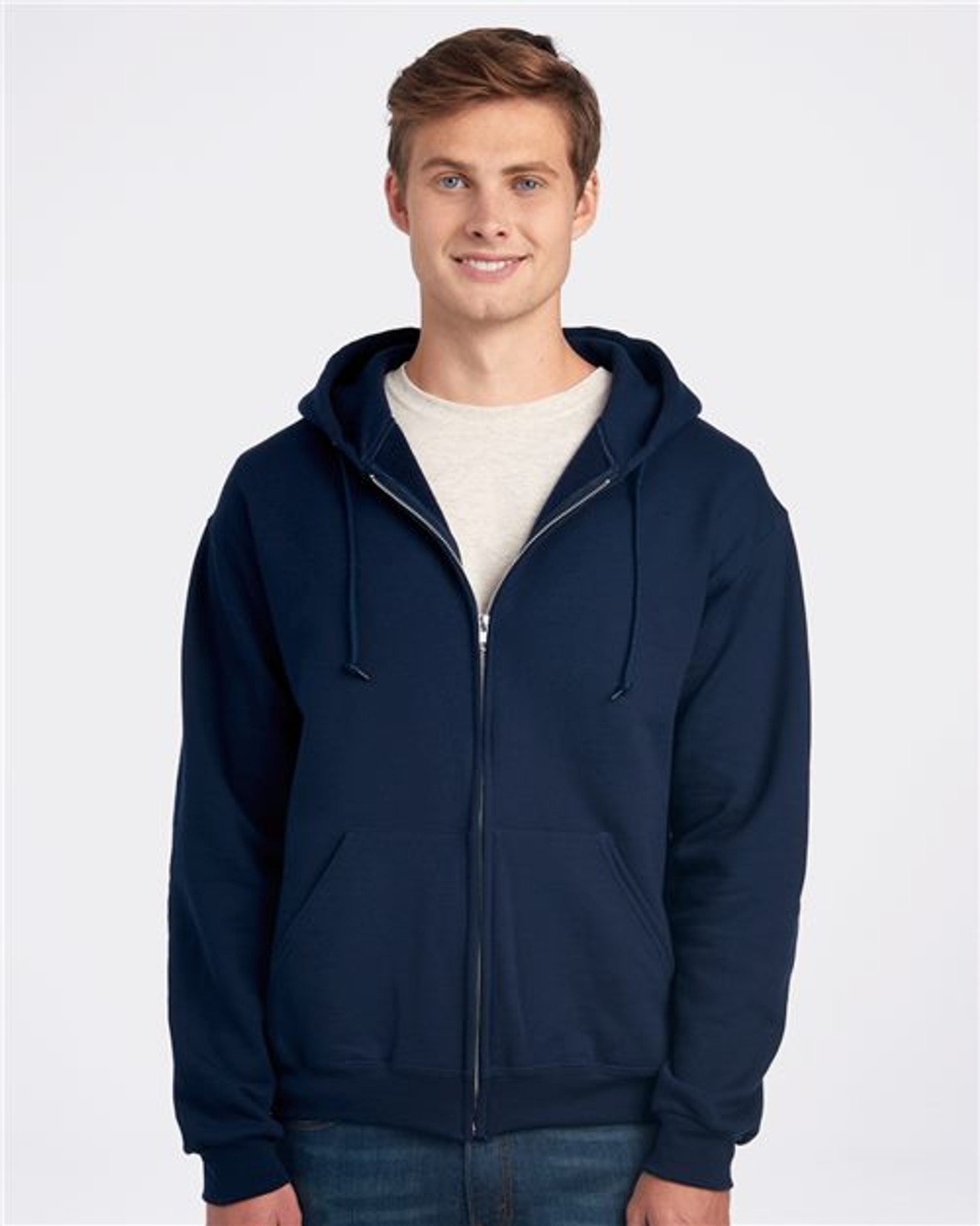 Super Sweats NuBlend® Full-Zip Hooded Sweatshirt [4999MR]