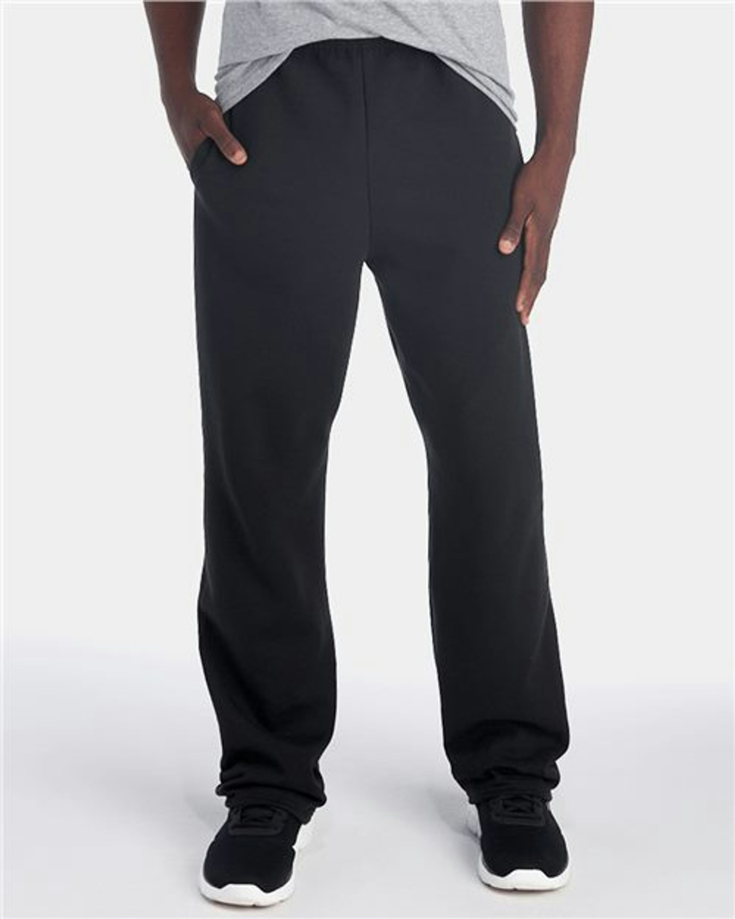 NuBlend® Open-Bottom Sweatpants with Pockets [974MPR]