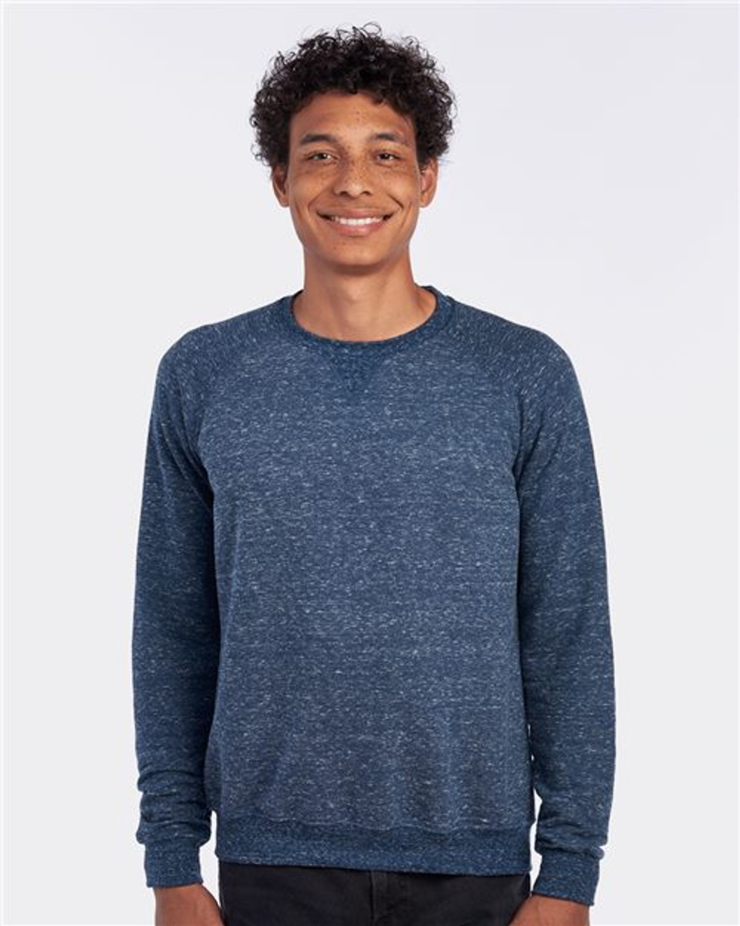 Snow Heather French Terry Crewneck Sweatshirt [91MR]