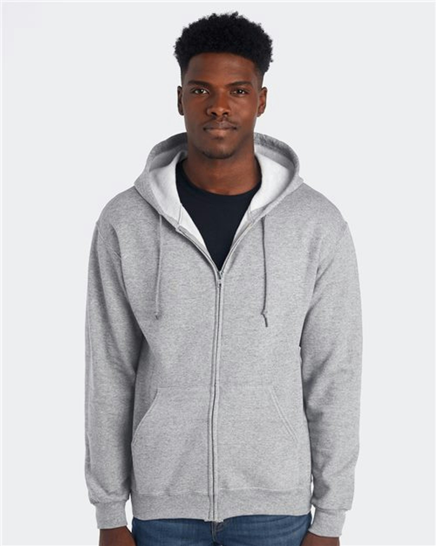 NuBlend® Full-Zip Hooded Sweatshirt [993MR]