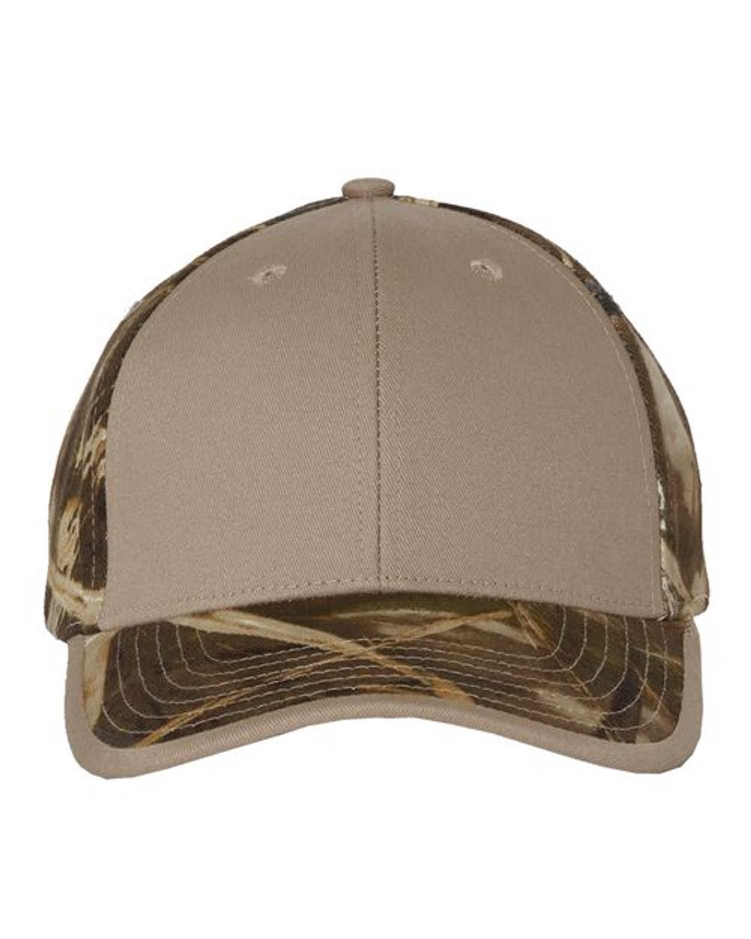 Solid Front Camo Back Cap [LC102]