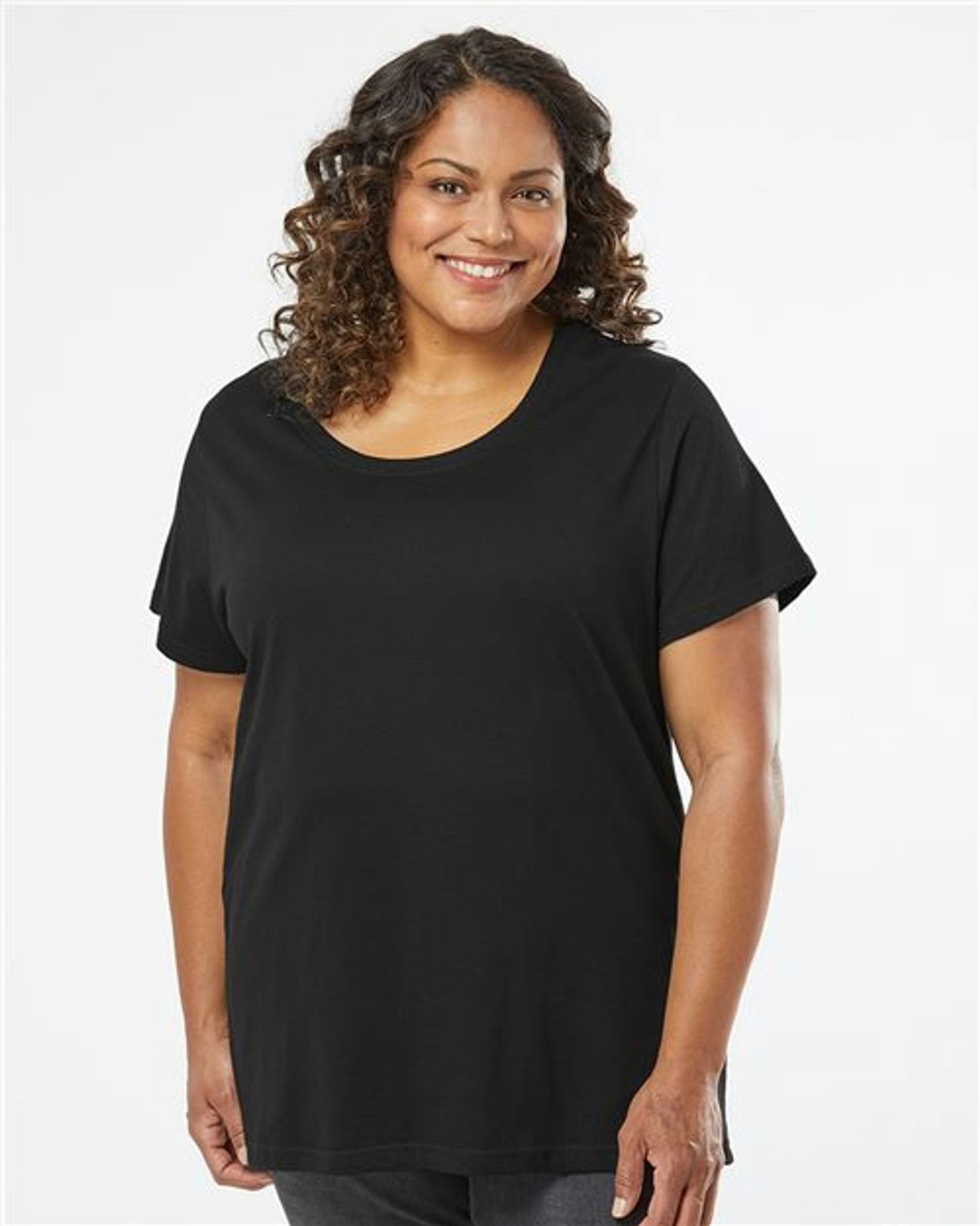 Curvy Collection Women's Fine Jersey Tee [3816]