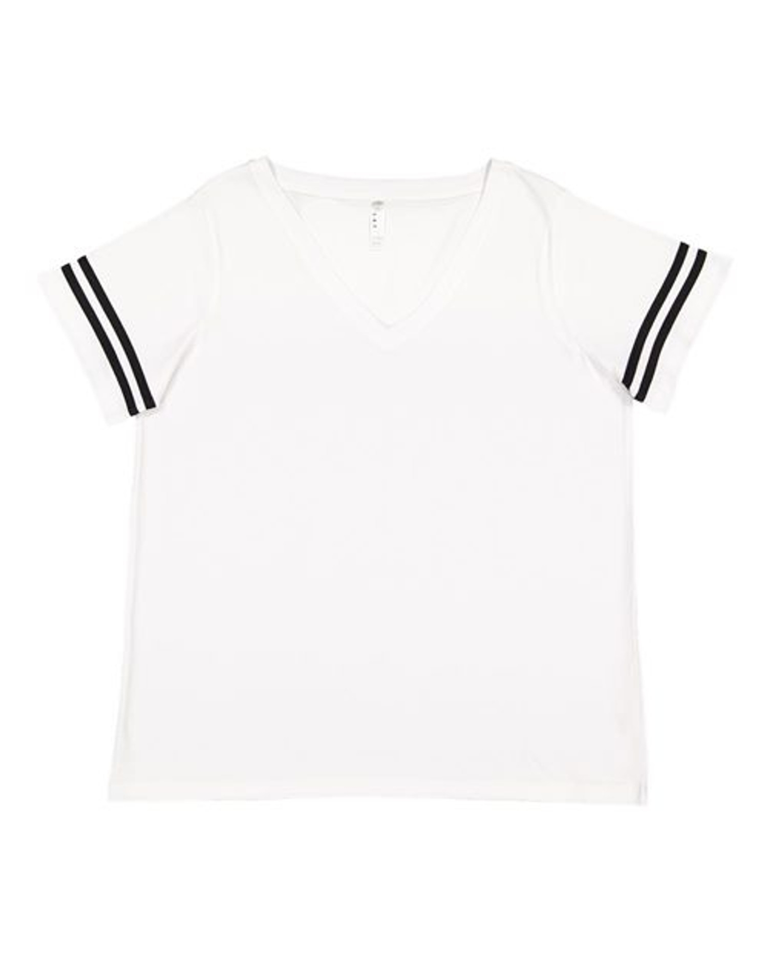 Curvy Collection Women's Vintage Football T-Shirt [3837]